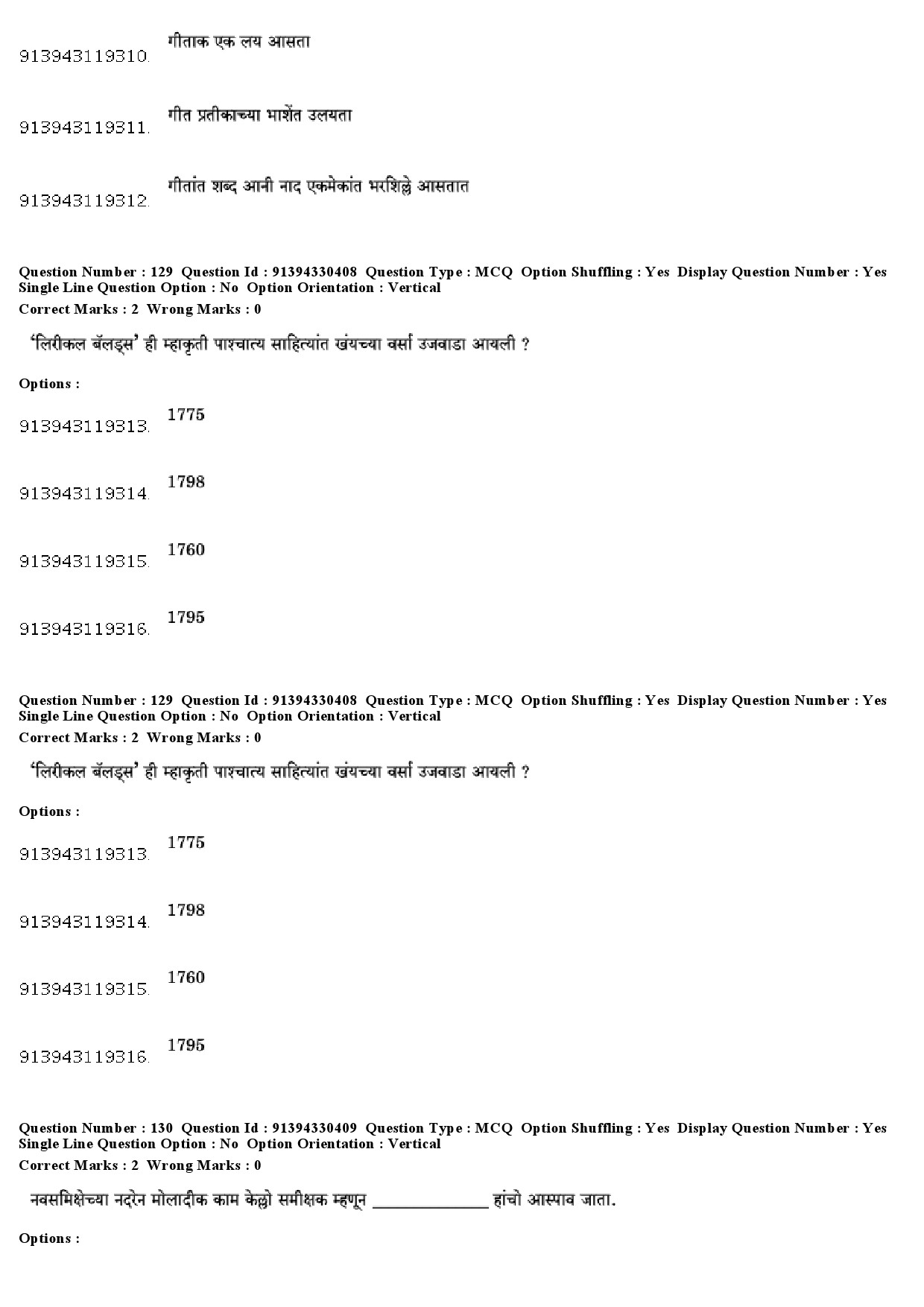 UGC NET Konkani Question Paper December 2018 108