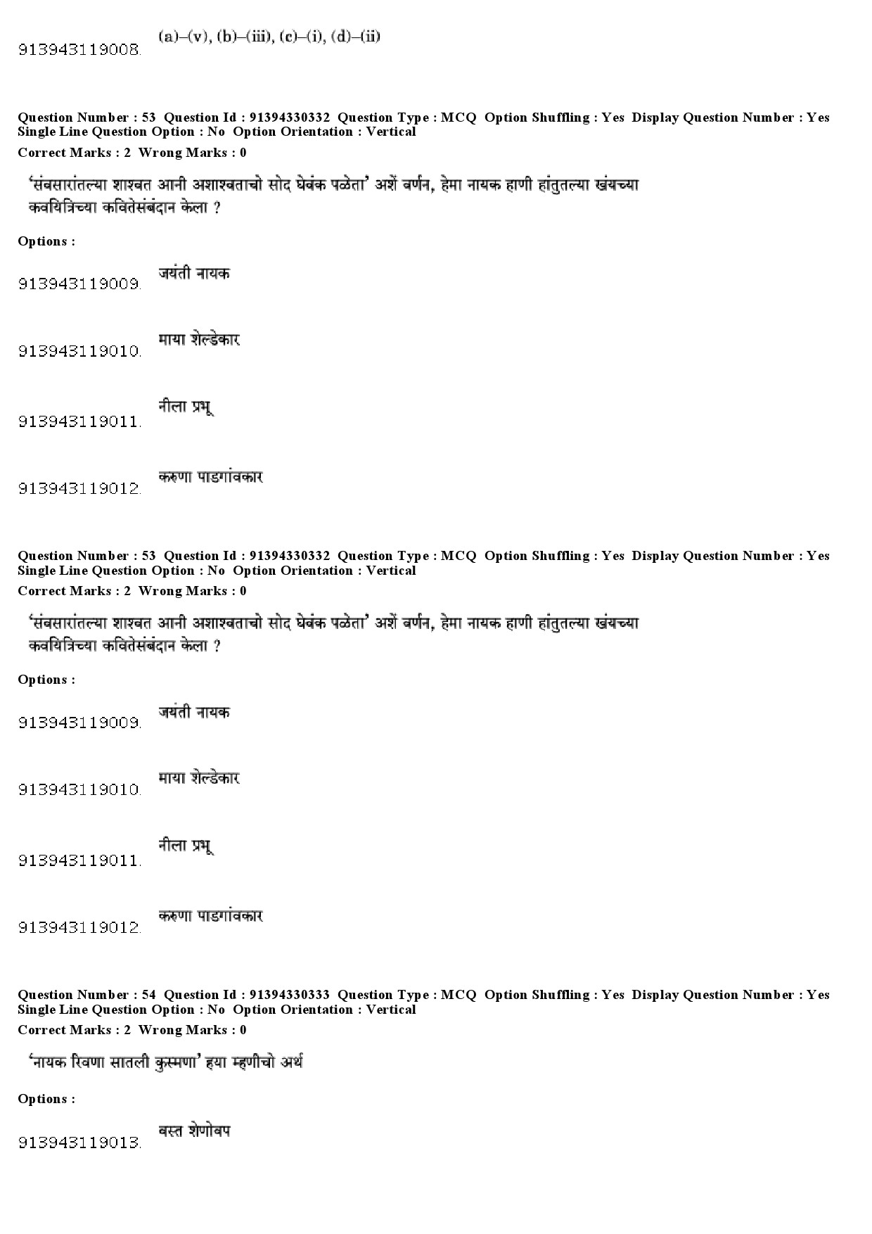 UGC NET Konkani Question Paper December 2018 49