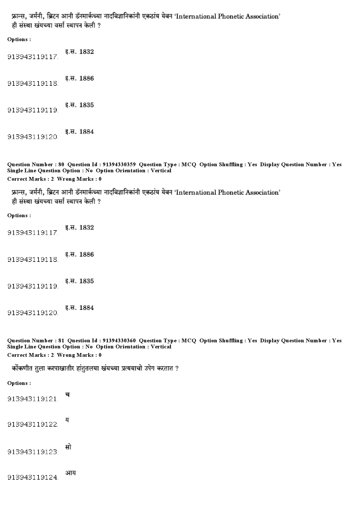 UGC NET Konkani Question Paper December 2018 70