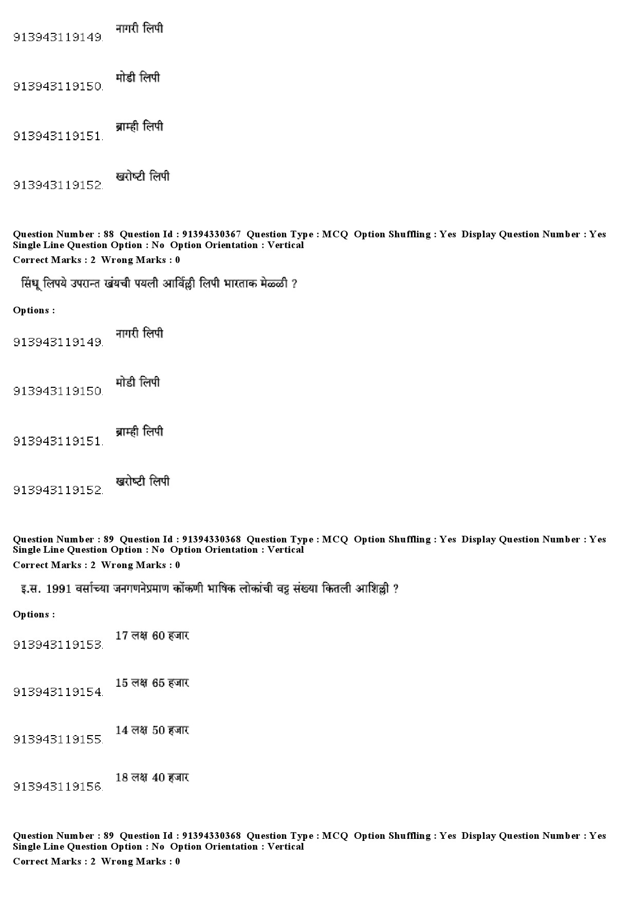 UGC NET Konkani Question Paper December 2018 76