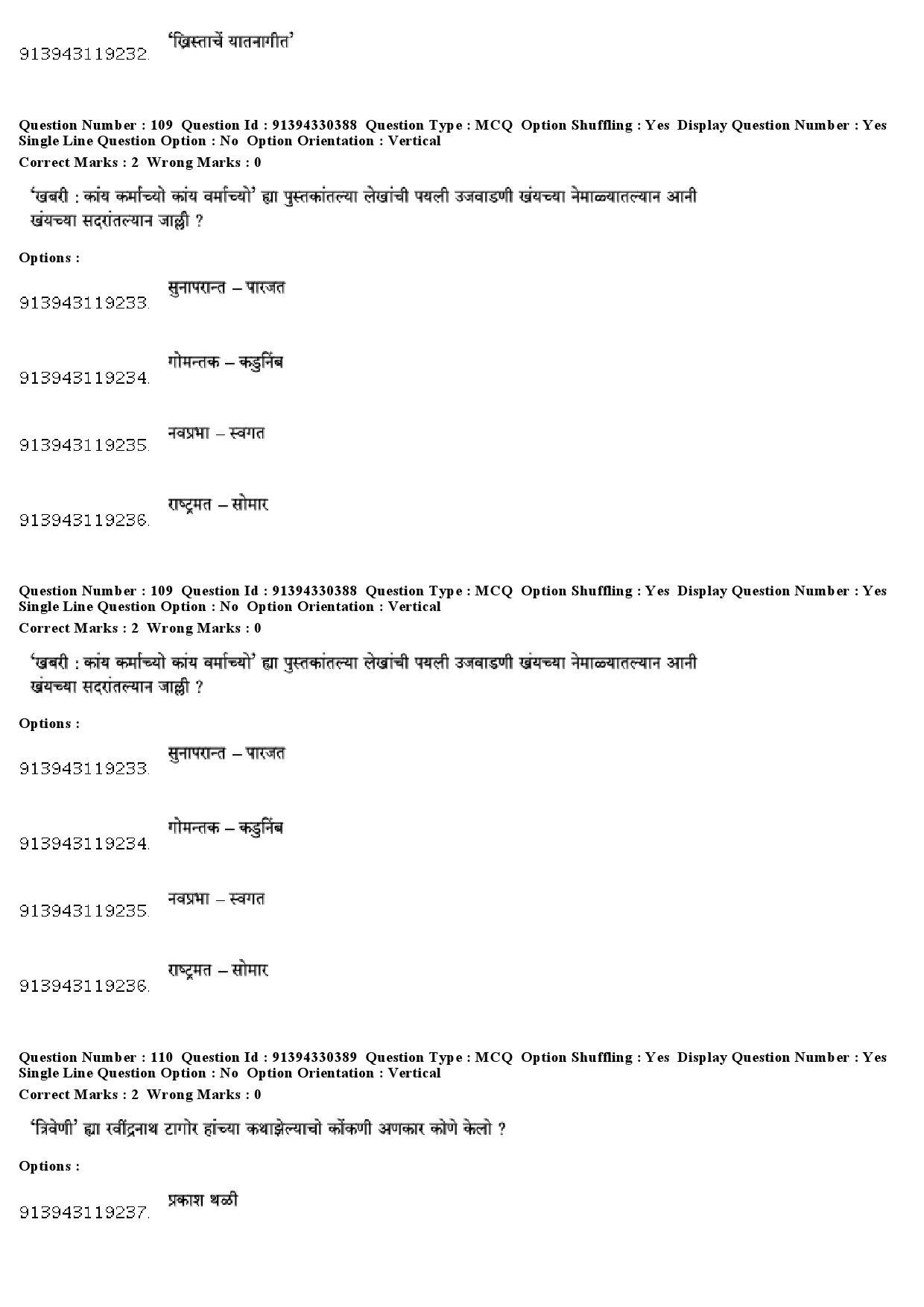 UGC NET Konkani Question Paper December 2018 93