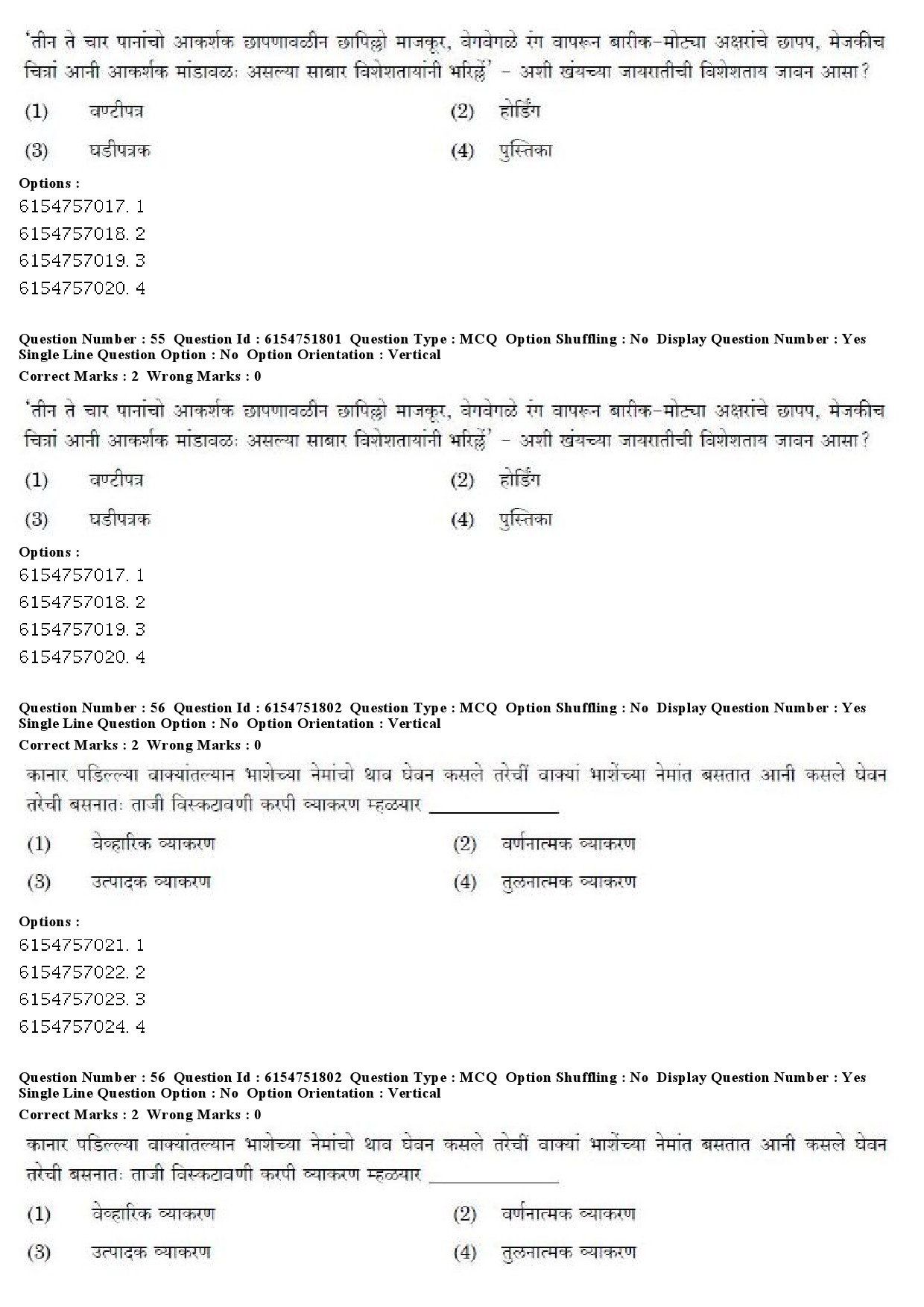 UGC NET Konkani Question Paper December 2019 46