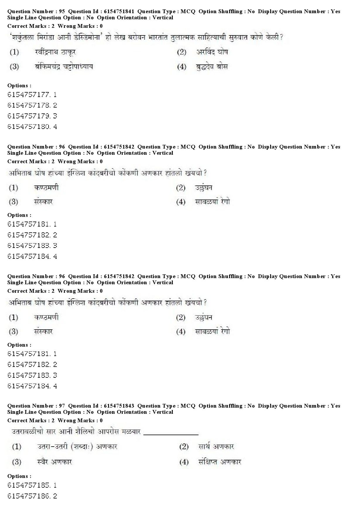 UGC NET Konkani Question Paper December 2019 70