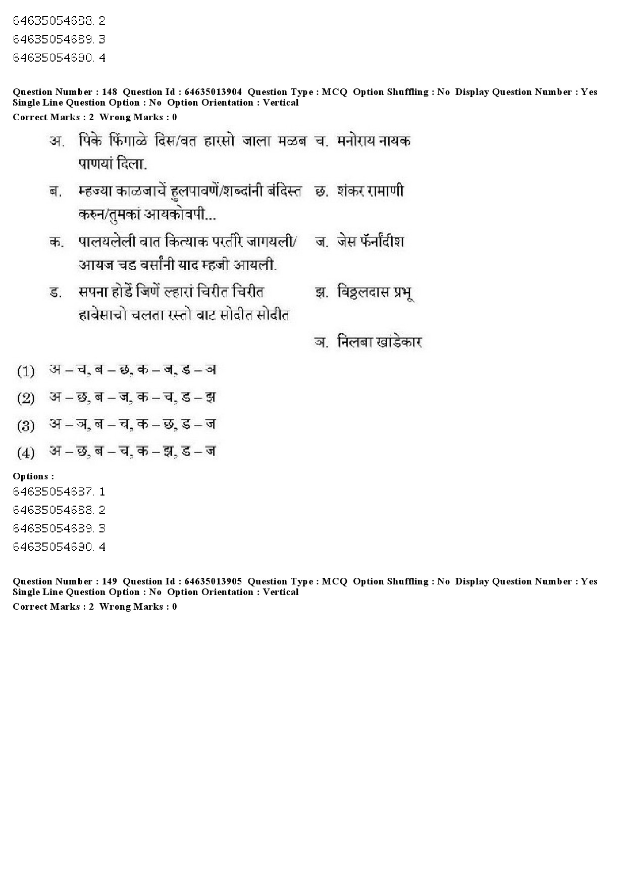 UGC NET Konkani Question Paper June 2019 109