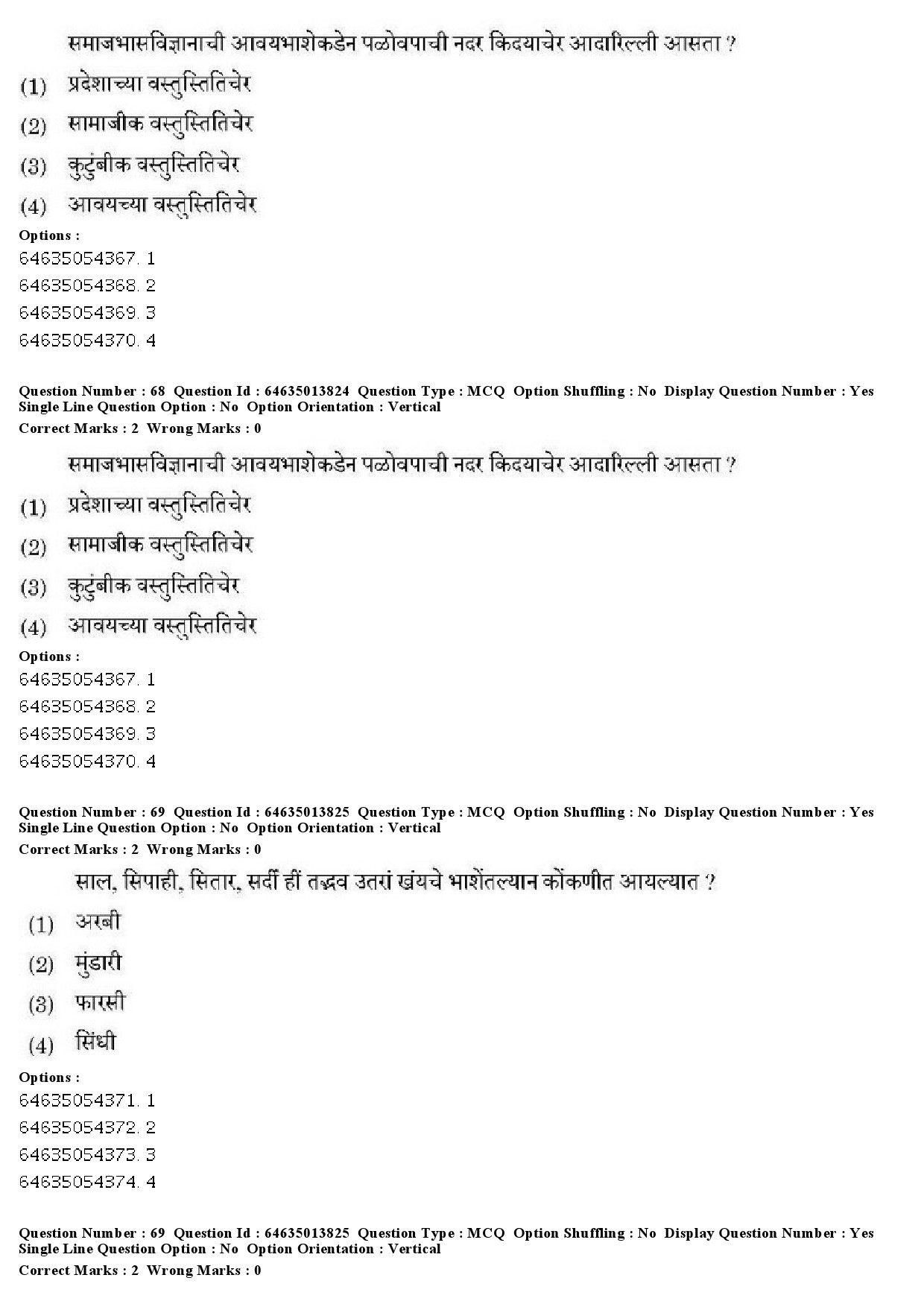 UGC NET Konkani Question Paper June 2019 47