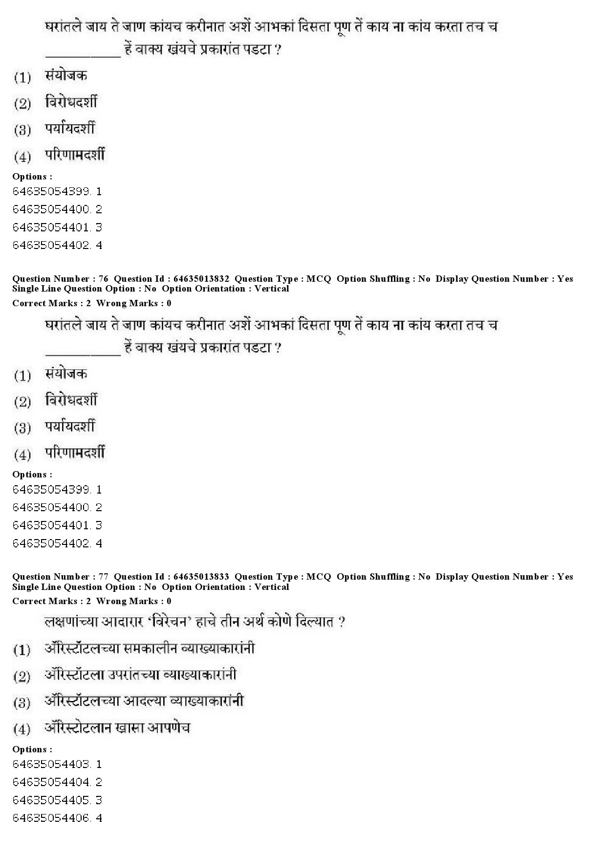 UGC NET Konkani Question Paper June 2019 53