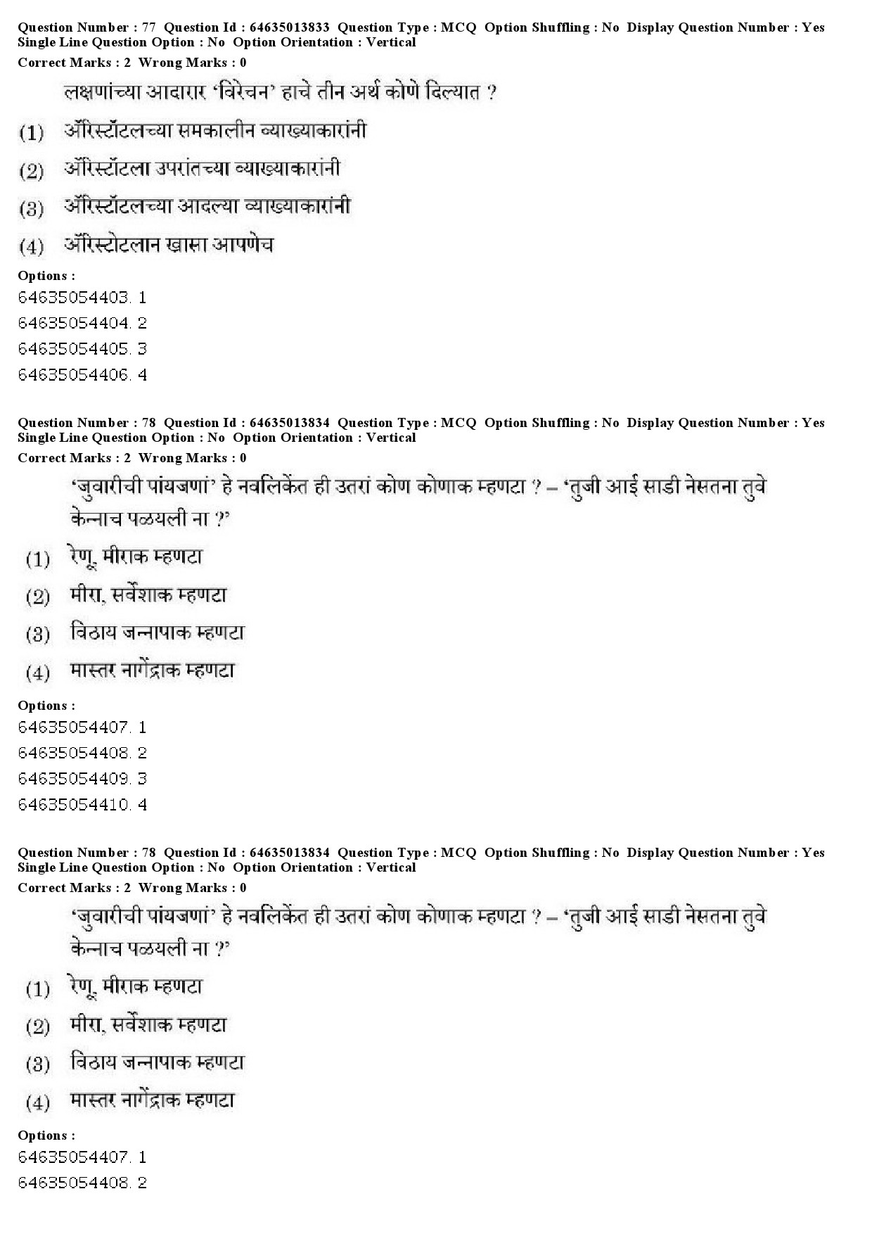 UGC NET Konkani Question Paper June 2019 54