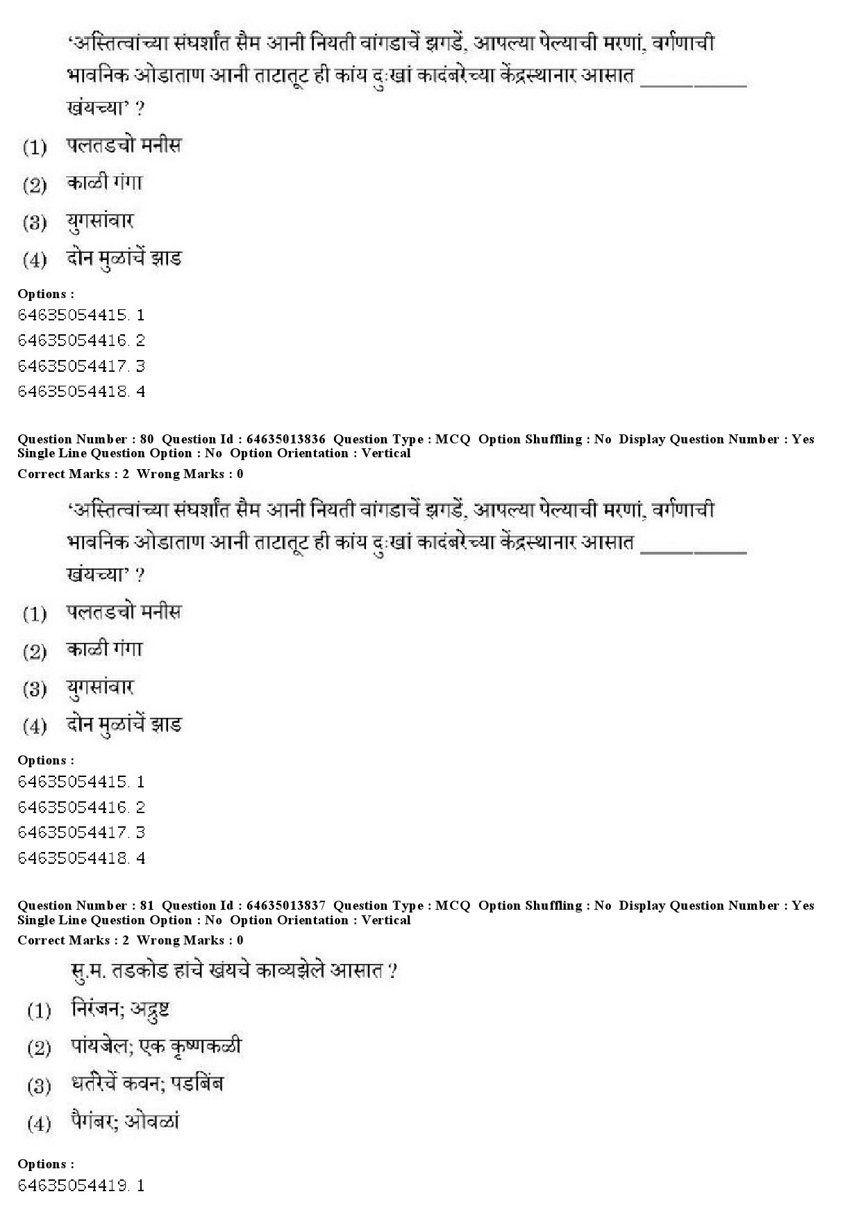 UGC NET Konkani Question Paper June 2019 56