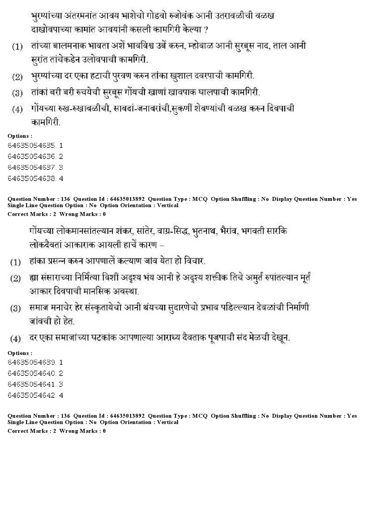 UGC NET Konkani Question Paper June 2019 98