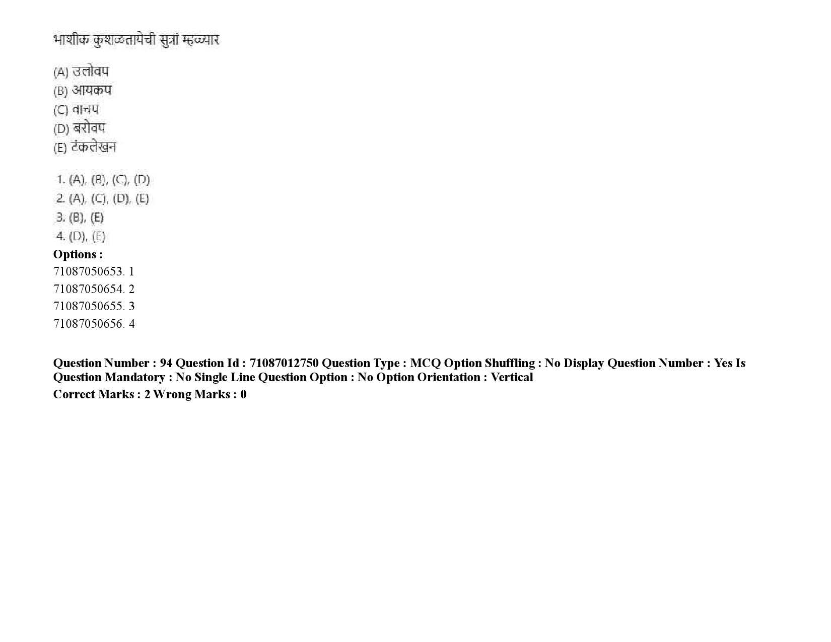 UGC NET Konkani Question Paper September 2020 127