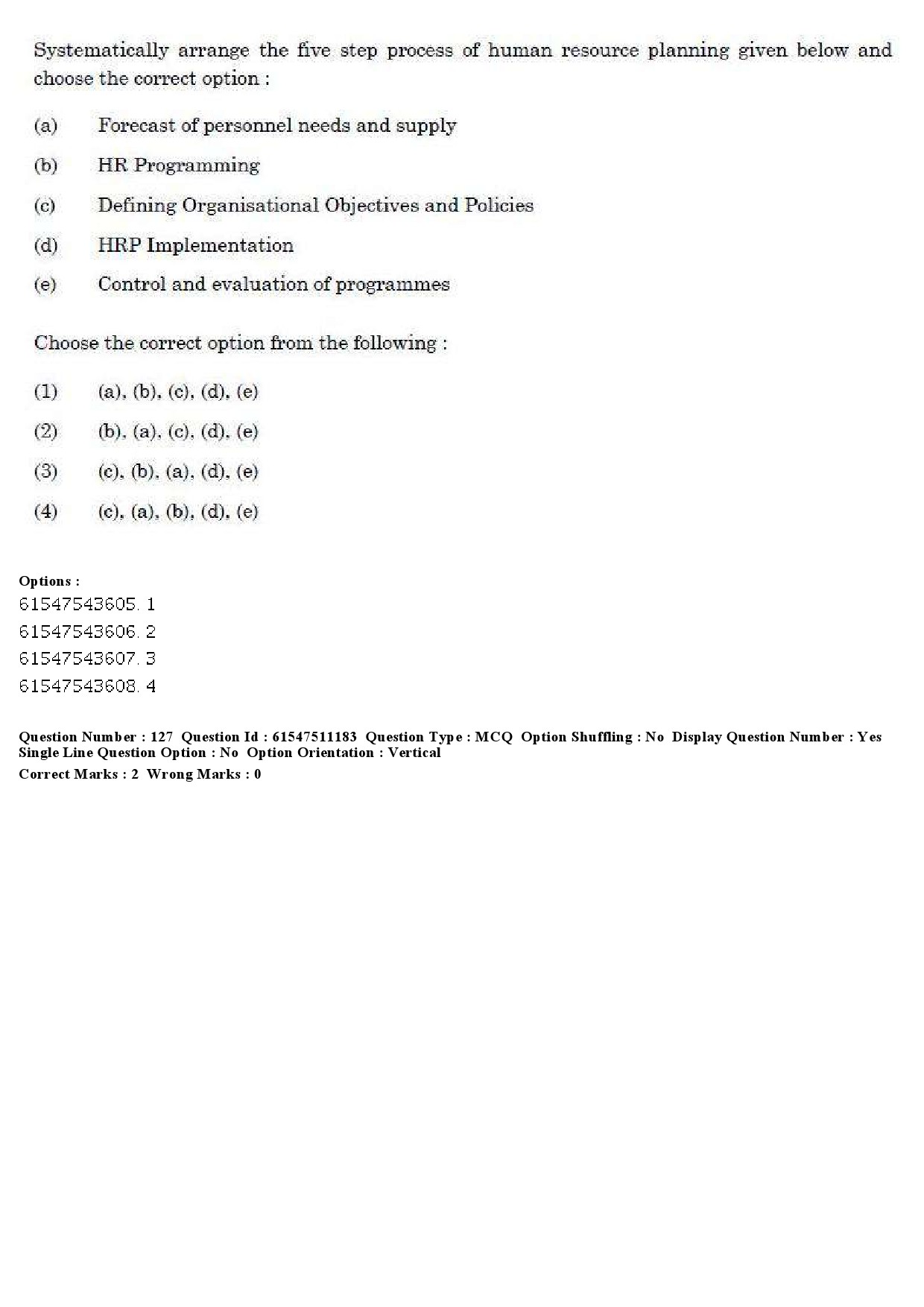 UGC NET Labour Welfare Question Paper December 2019 149