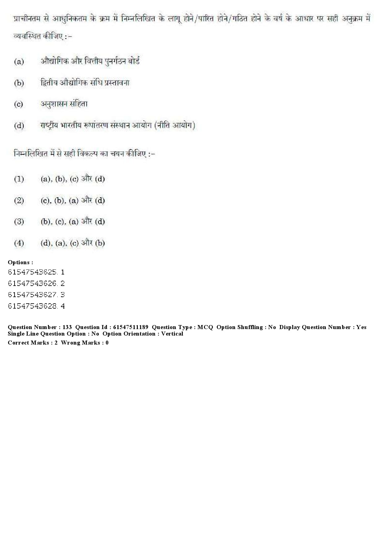 UGC NET Labour Welfare Question Paper December 2019 160