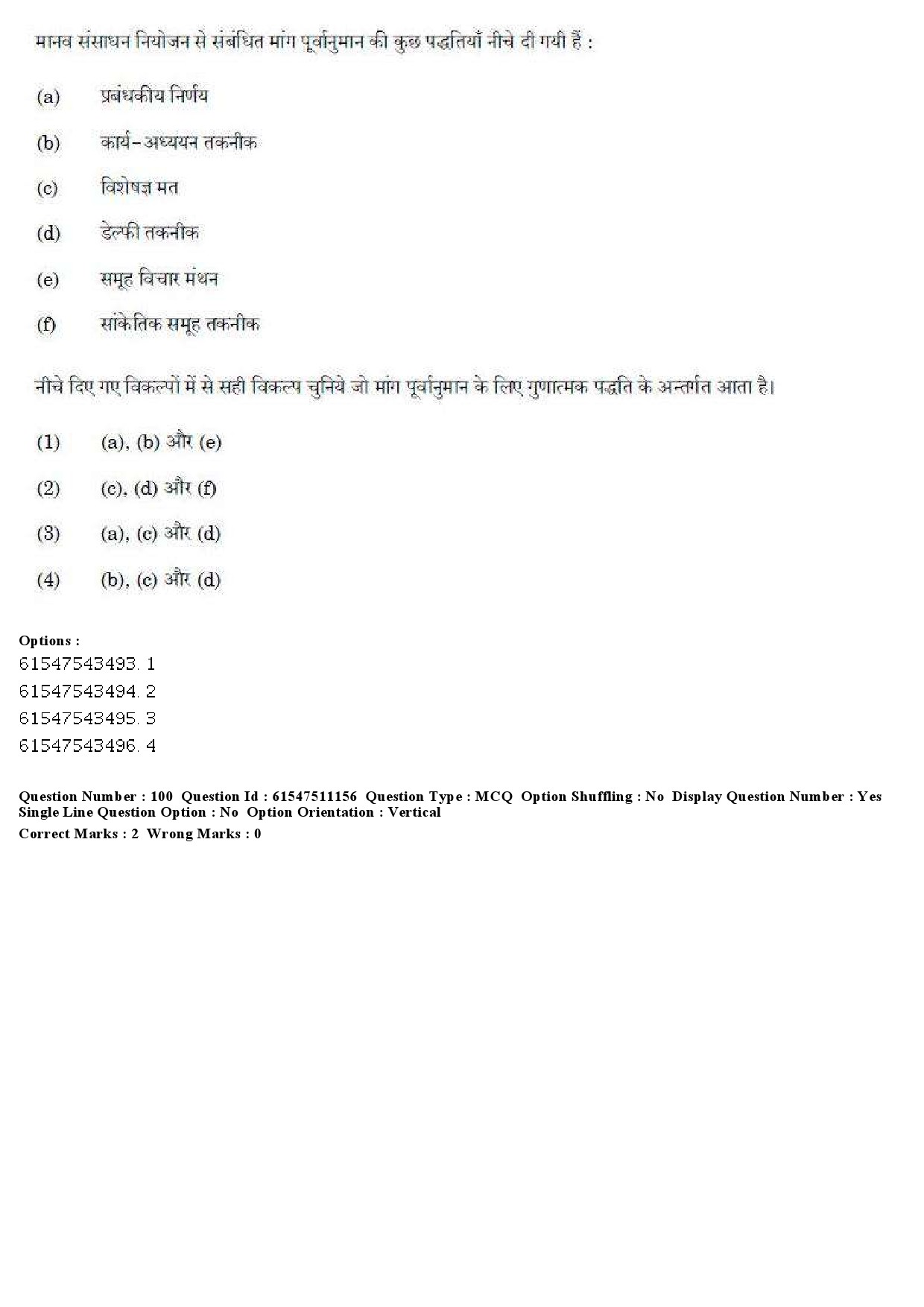 UGC NET Labour Welfare Question Paper December 2019 96