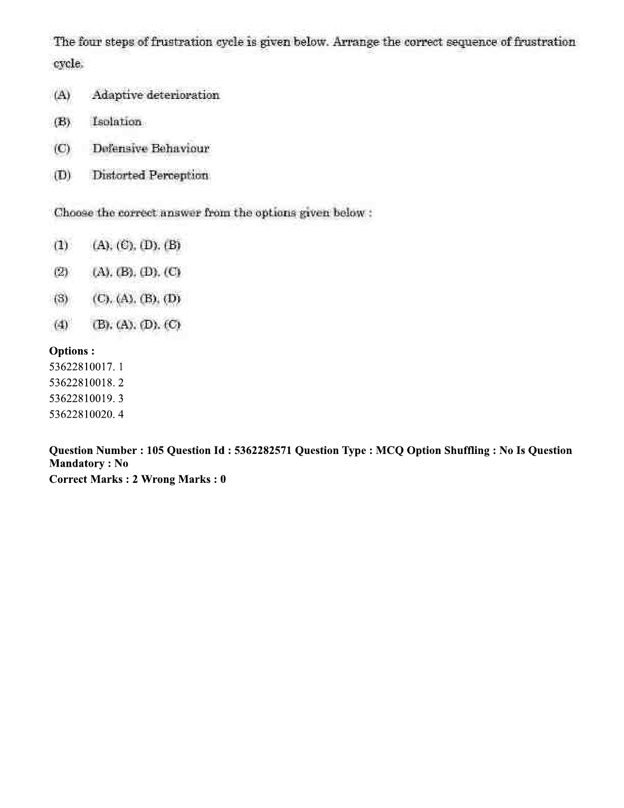 UGC NET Labour Welfare Question Paper September 2020 106