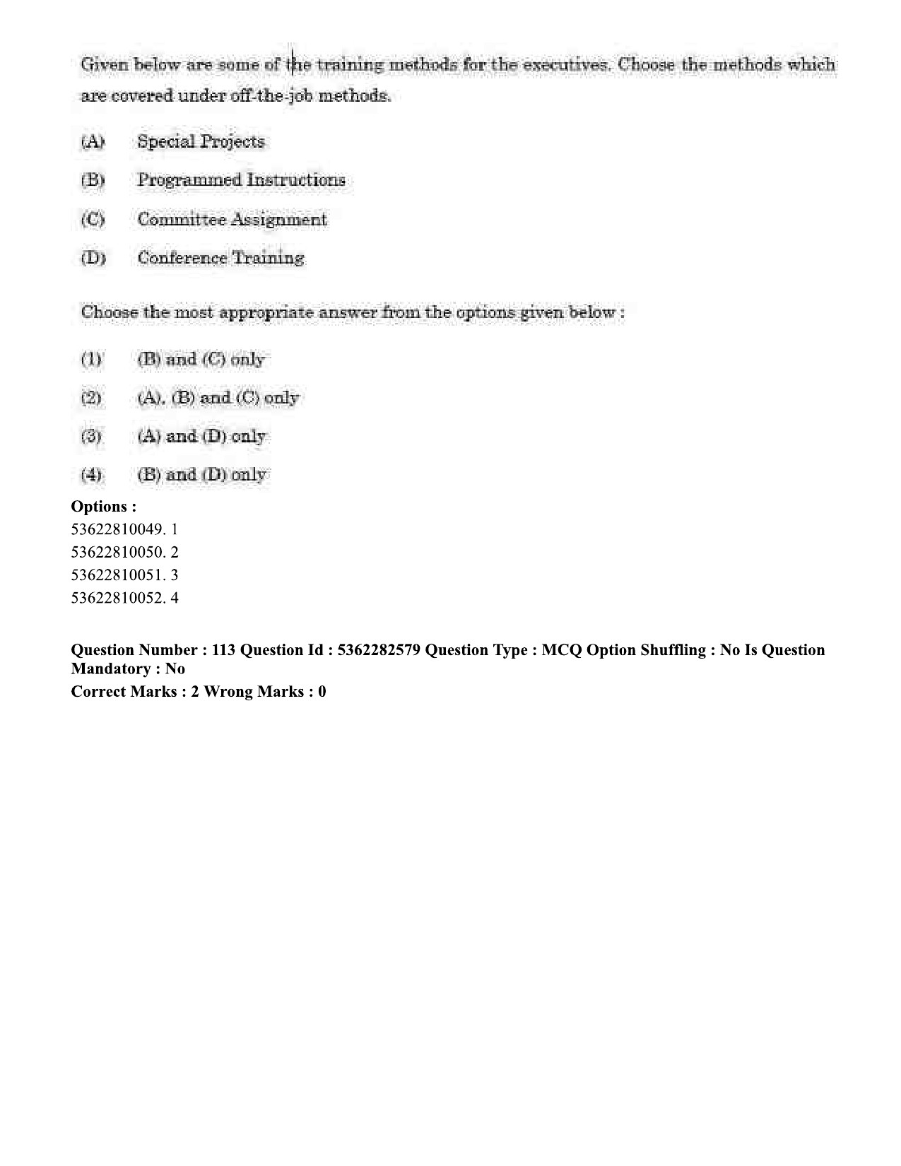 UGC NET Labour Welfare Question Paper September 2020 122