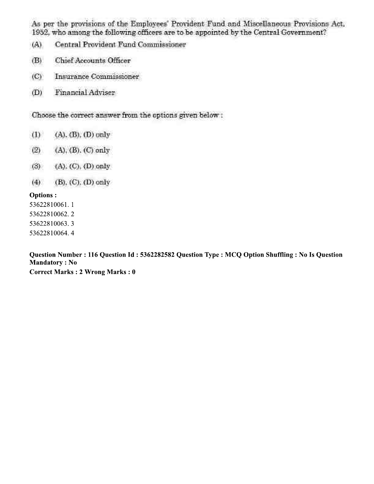 UGC NET Labour Welfare Question Paper September 2020 128