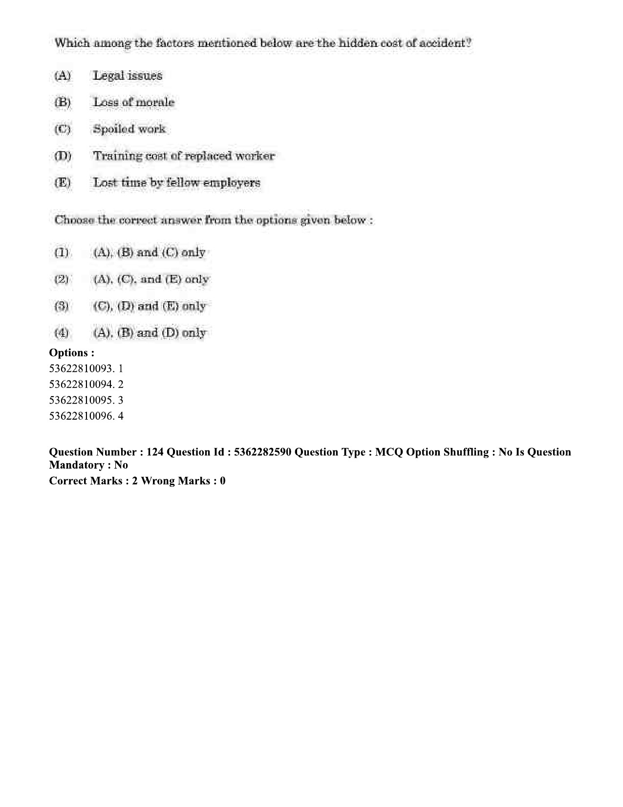 UGC NET Labour Welfare Question Paper September 2020 144