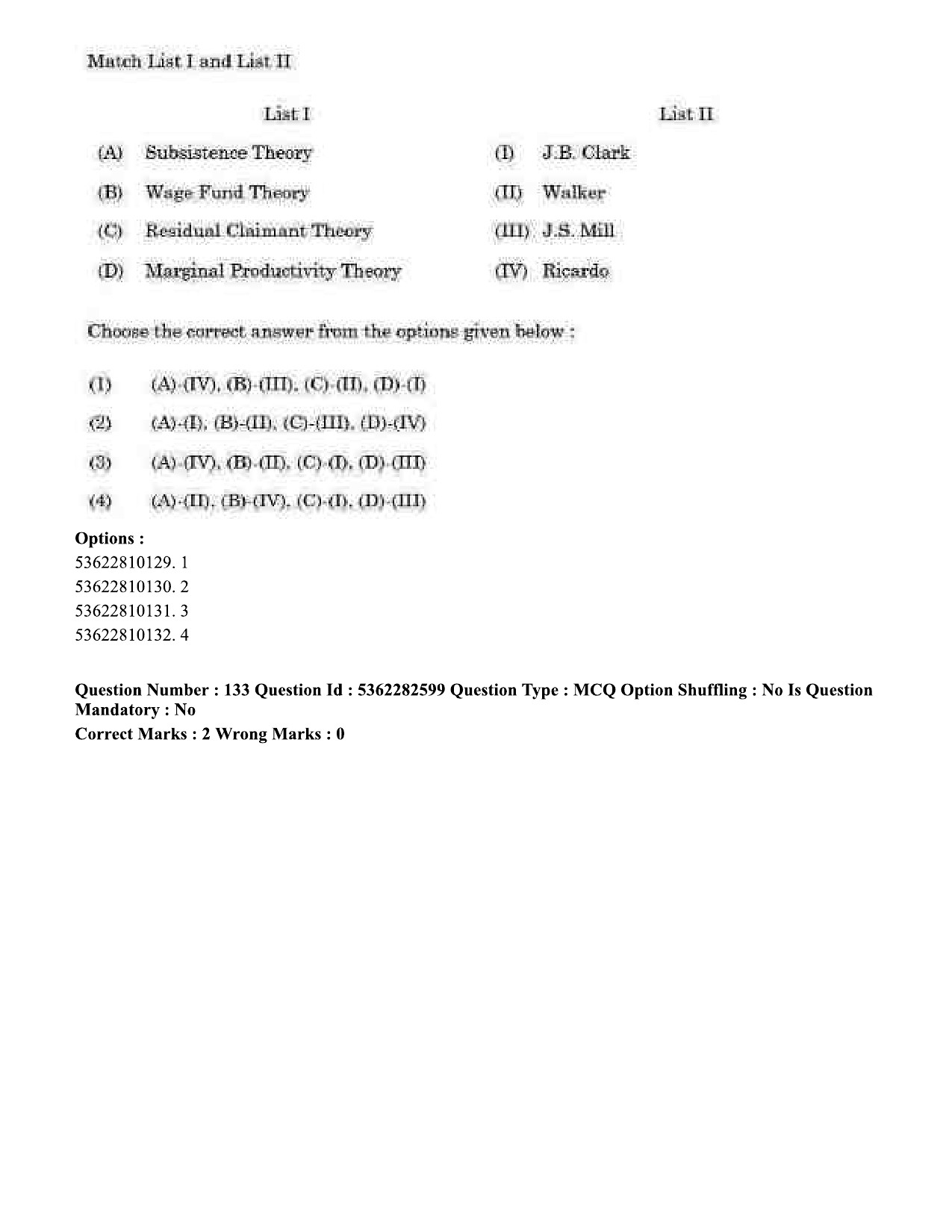 UGC NET Labour Welfare Question Paper September 2020 162