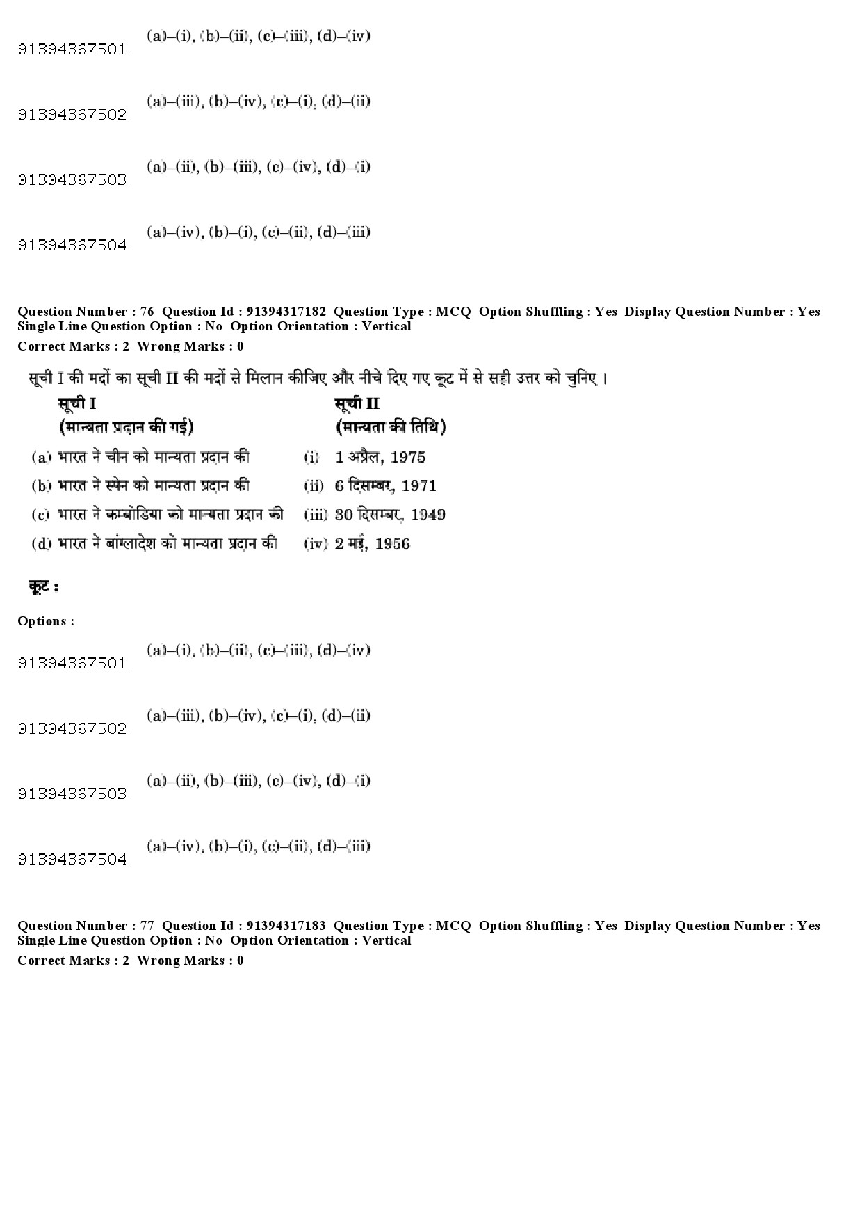 UGC NET Law Question Paper December 2018 68