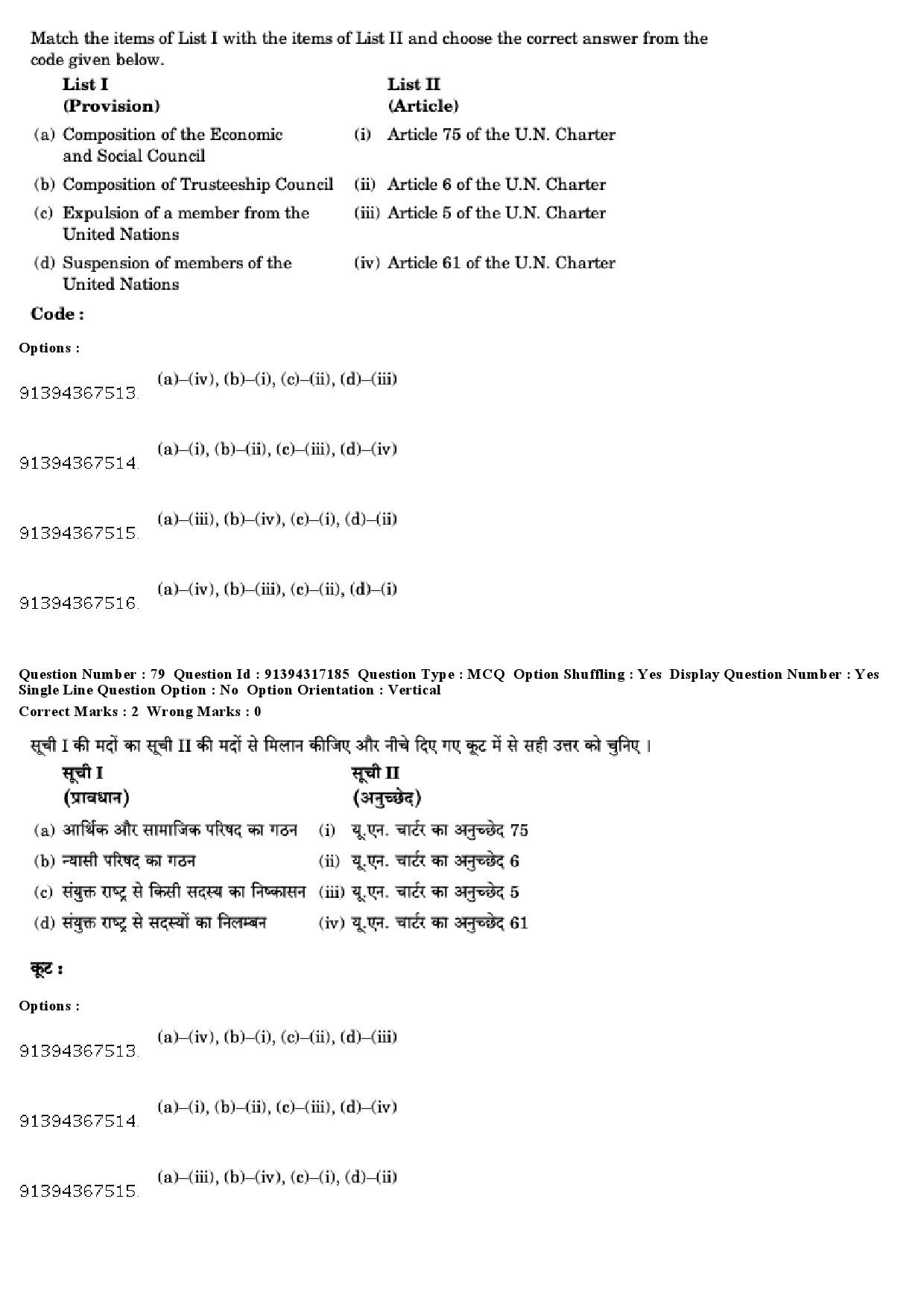 UGC NET Law Question Paper December 2018 71