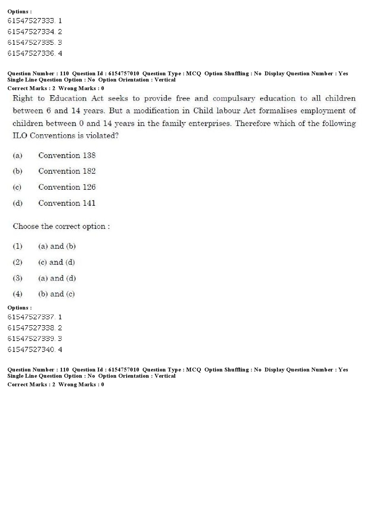 UGC NET Law Question Paper December 2019 112