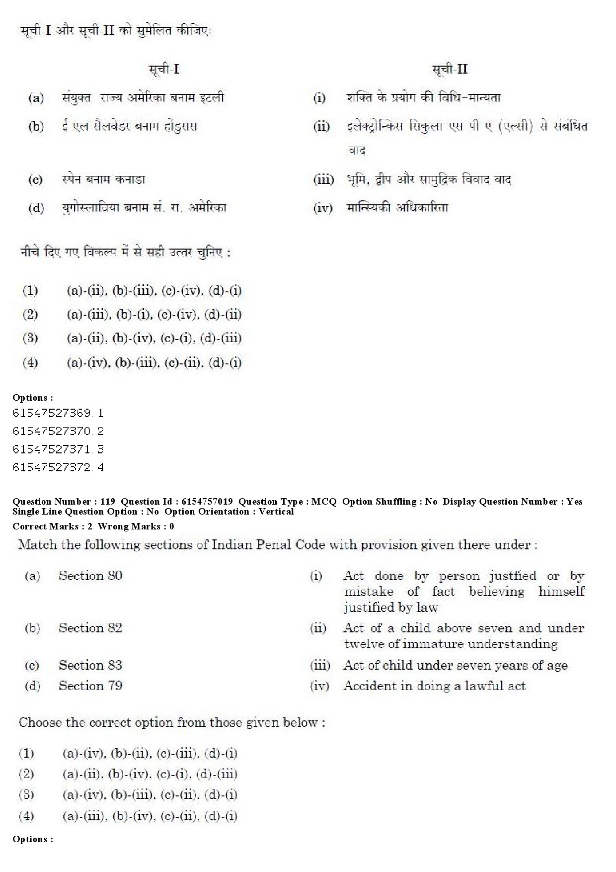 UGC NET Law Question Paper December 2019 128