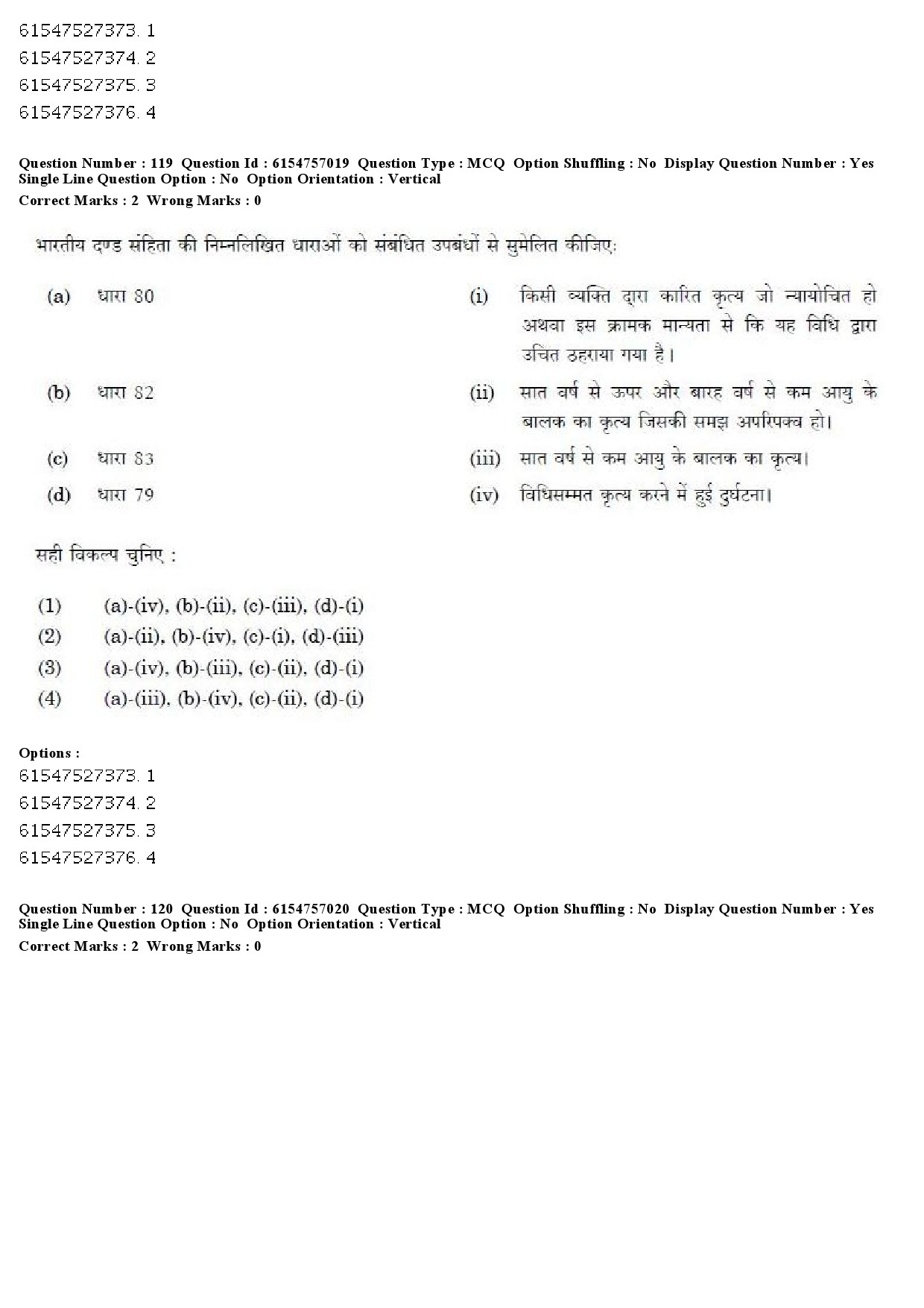 UGC NET Law Question Paper December 2019 129