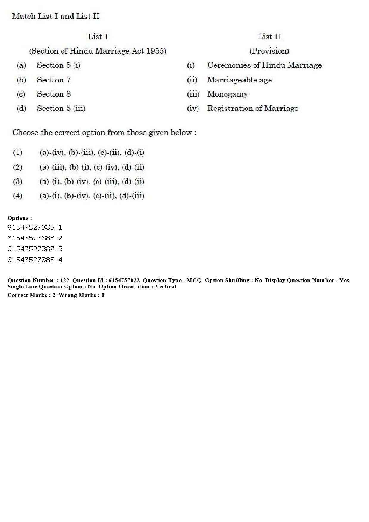 UGC NET Law Question Paper December 2019 133