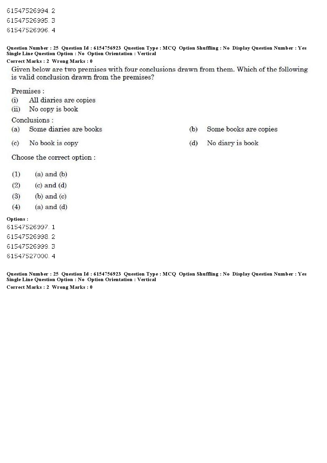 UGC NET Law Question Paper December 2019 23