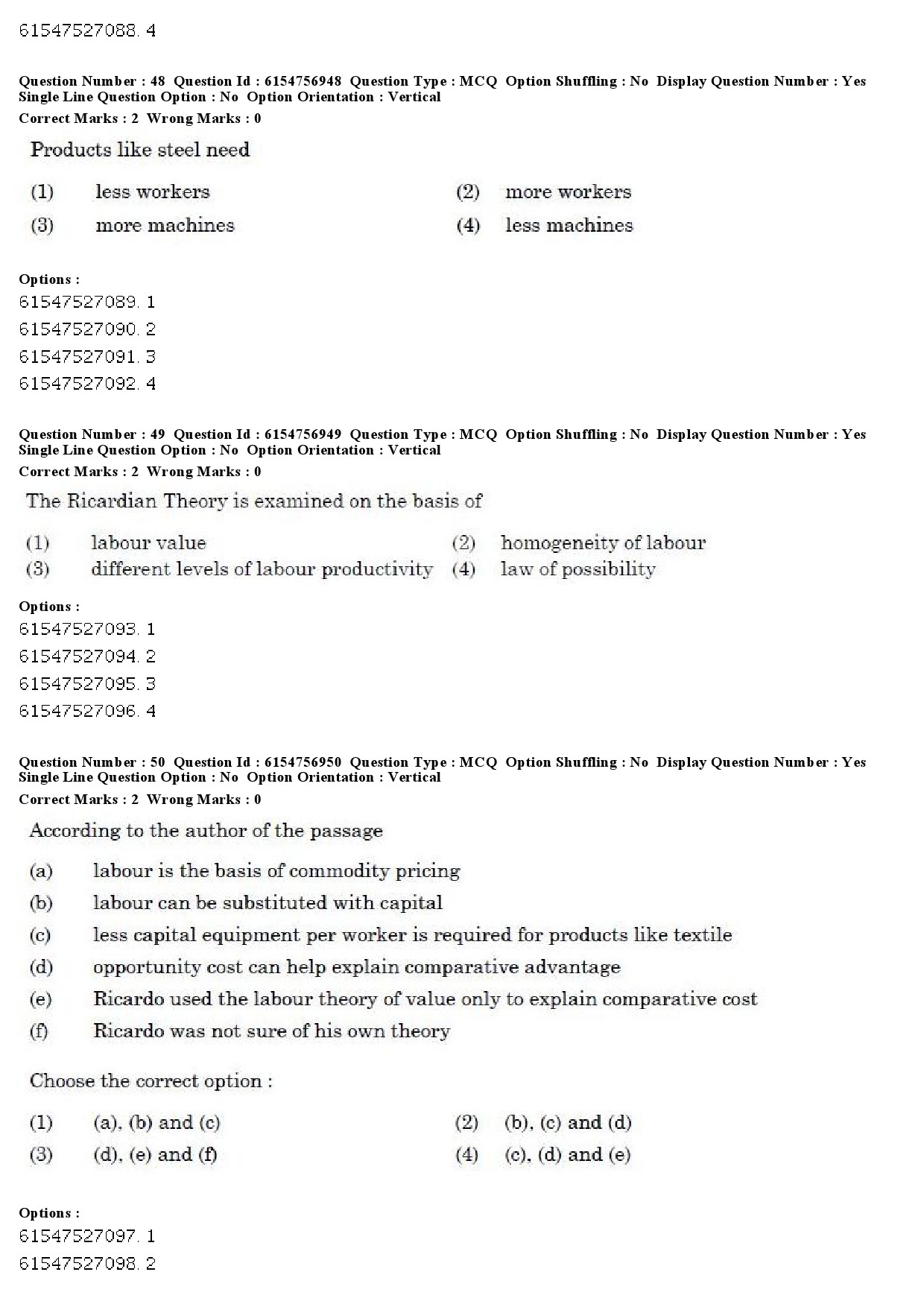 UGC NET Law Question Paper December 2019 42