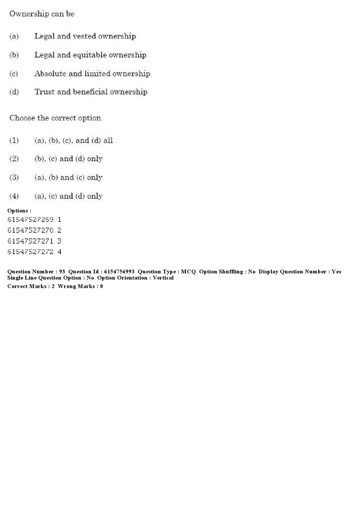 UGC NET Law Question Paper December 2019 80