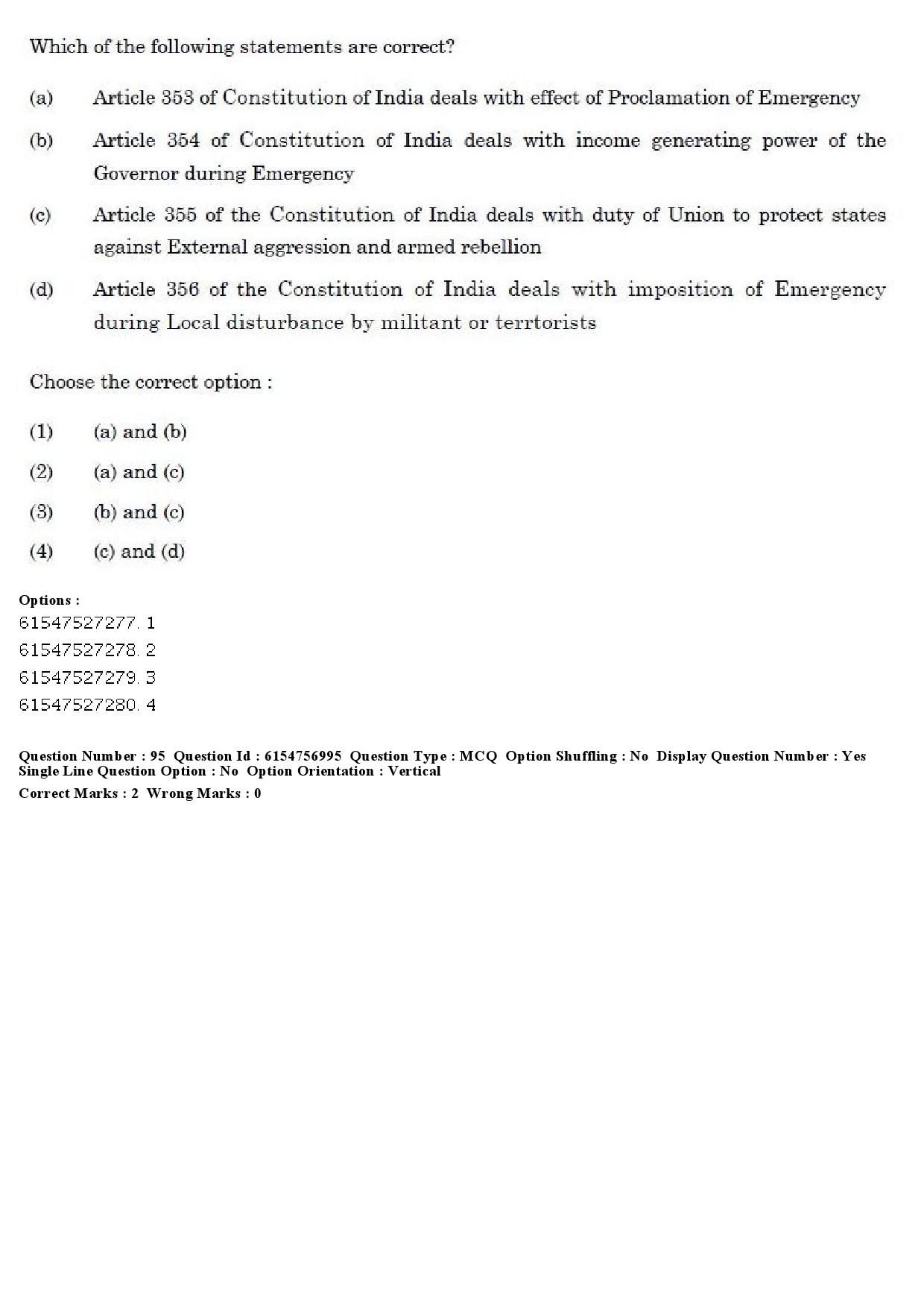 UGC NET Law Question Paper December 2019 84