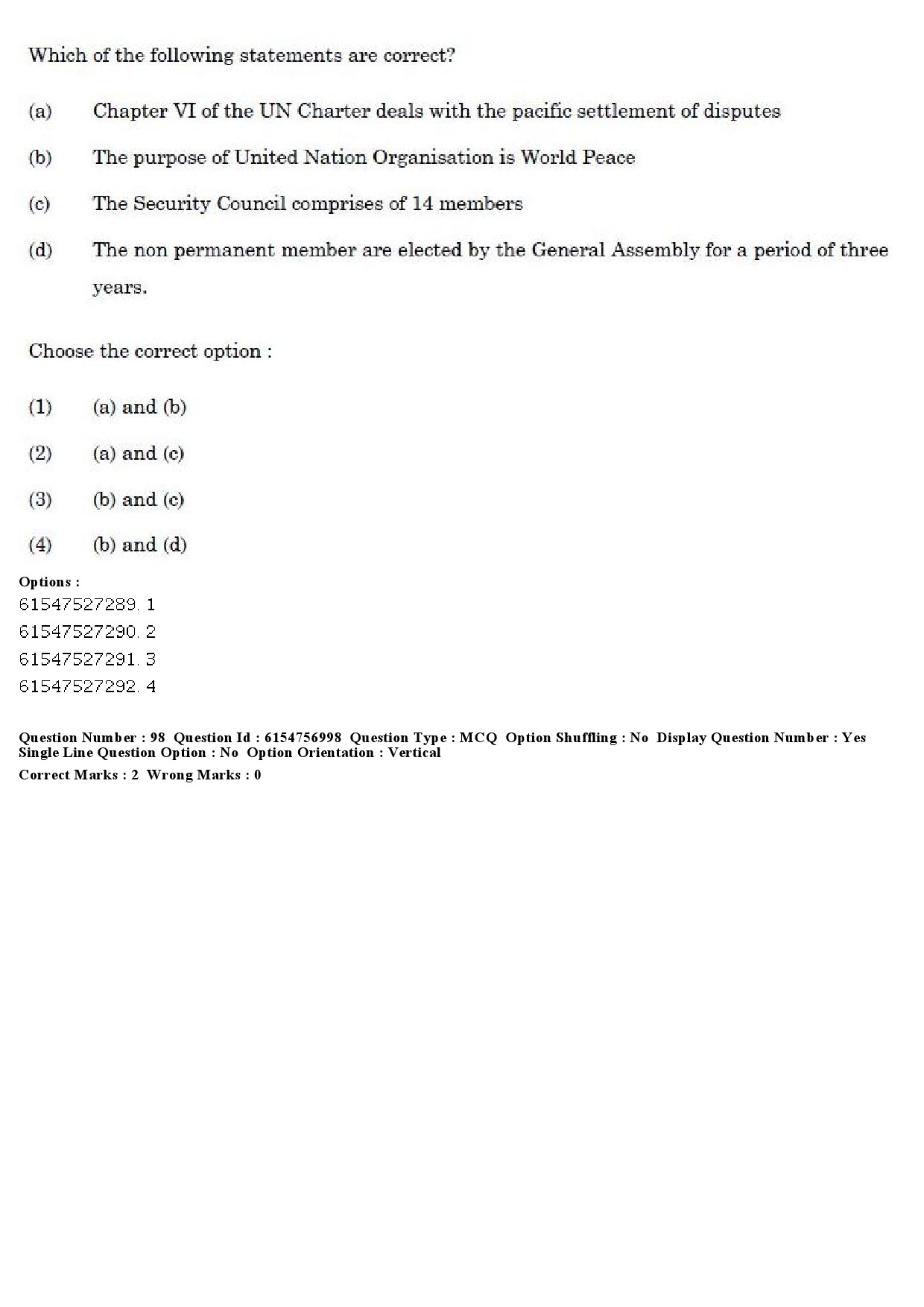 UGC NET Law Question Paper December 2019 90