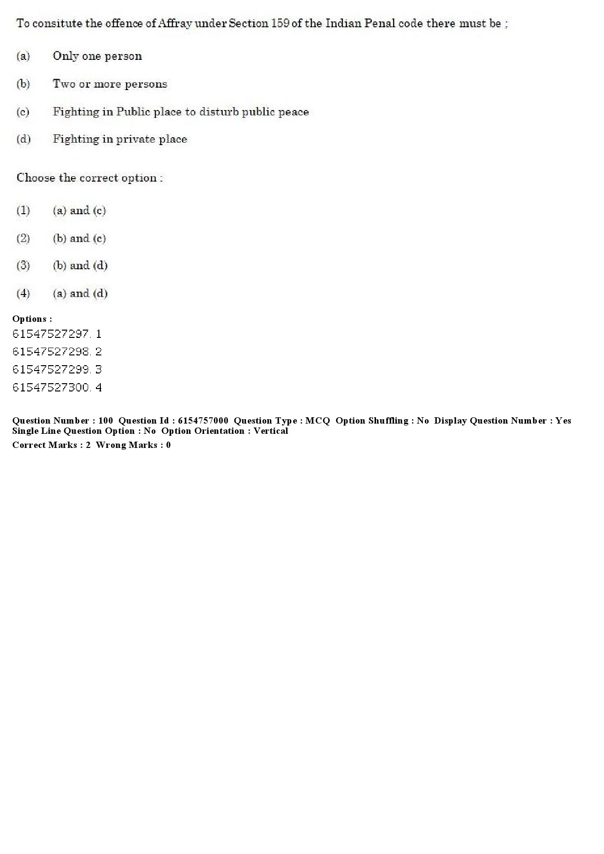 UGC NET Law Question Paper December 2019 94