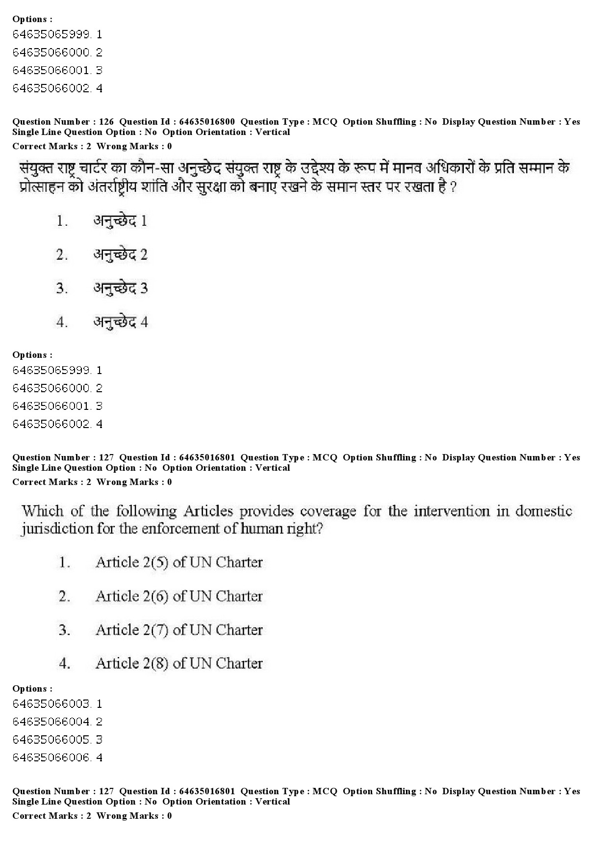 UGC NET Law Question Paper June 2019 119