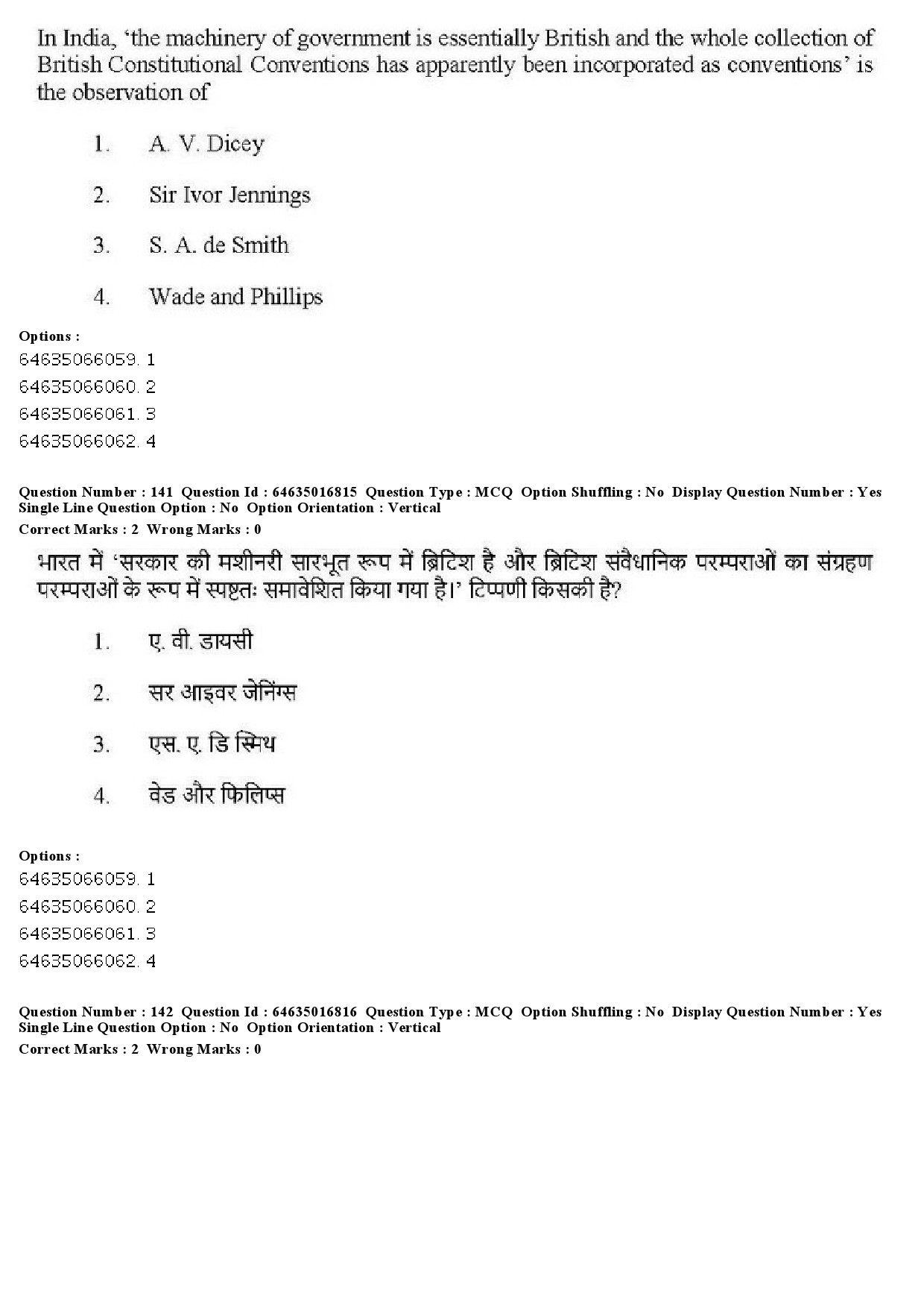 UGC NET Law Question Paper June 2019 133