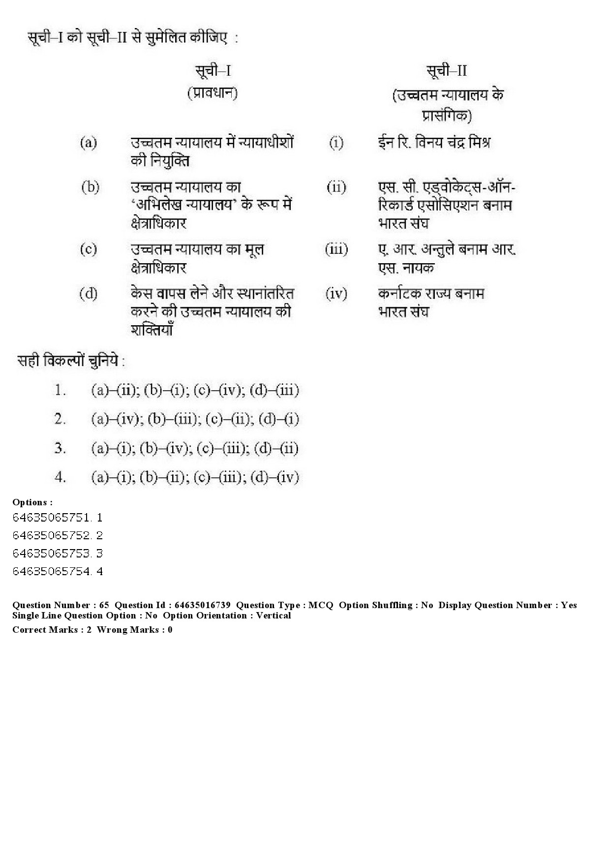 UGC NET Law Question Paper June 2019 56