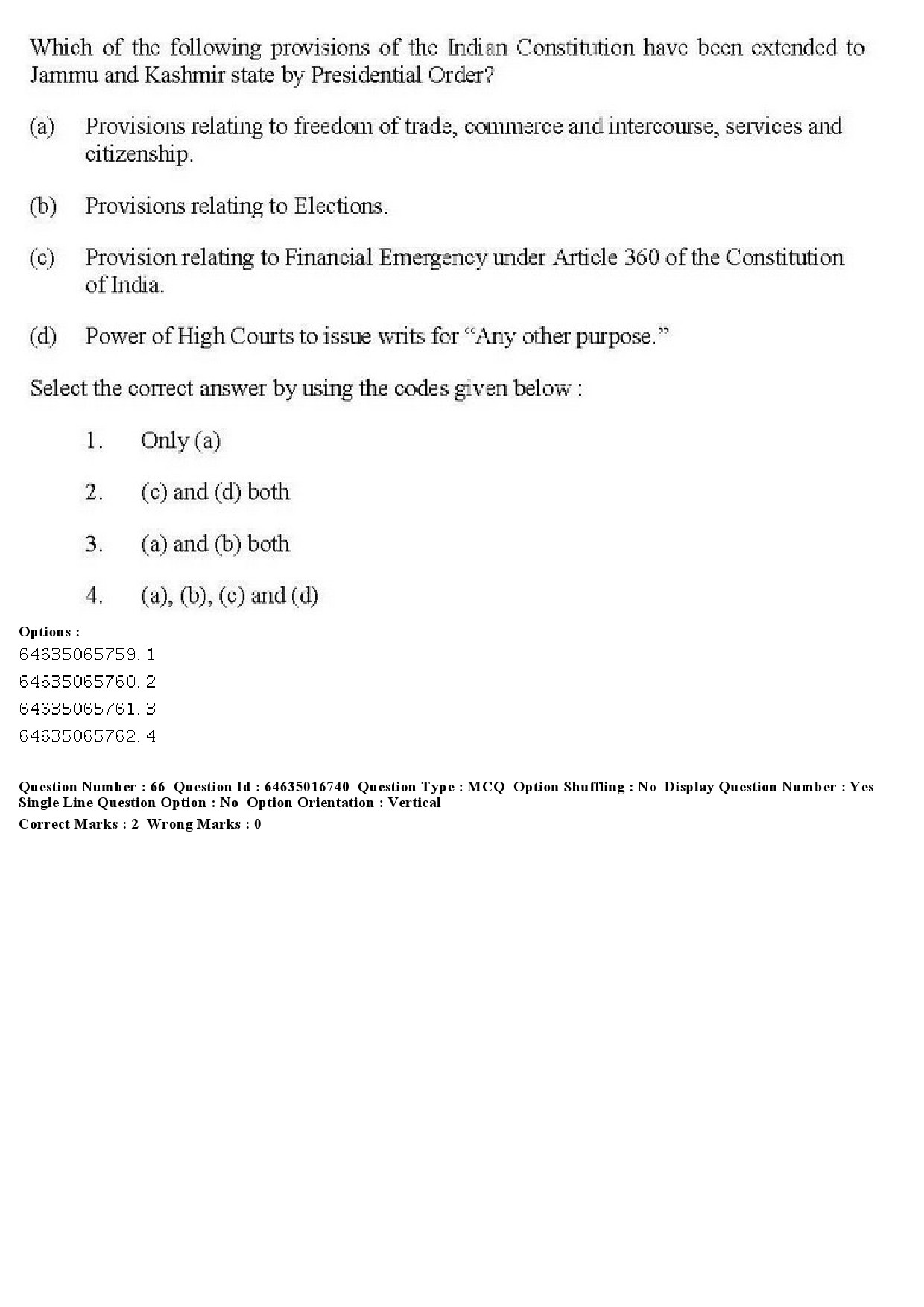 UGC NET Law Question Paper June 2019 59