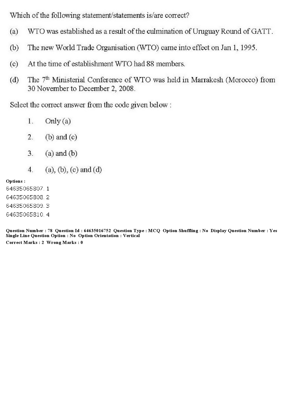 UGC NET Law Question Paper June 2019 75