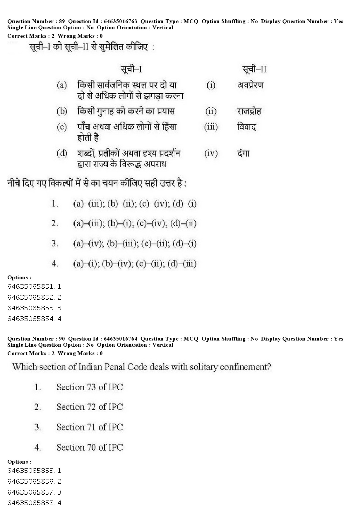 UGC NET Law Question Paper June 2019 87