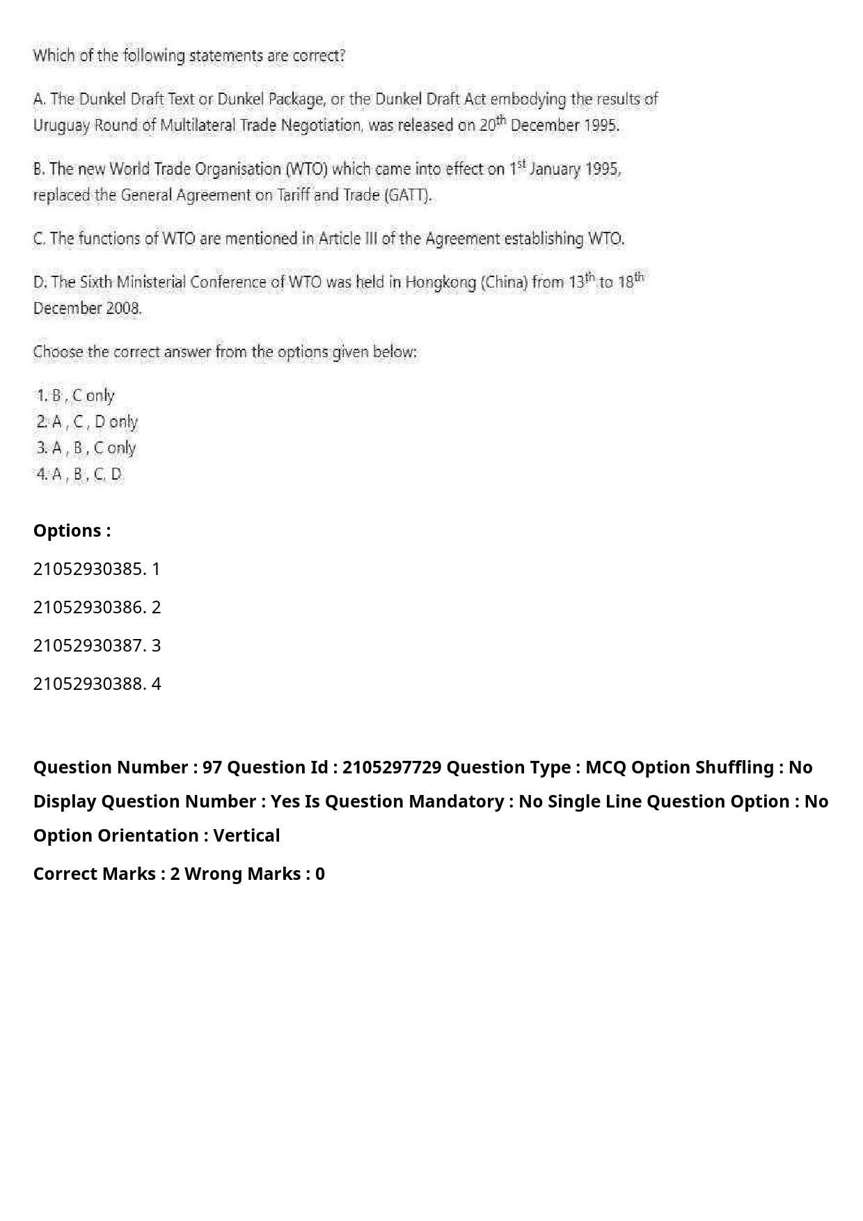 UGC NET Law Question Paper September 2020 120