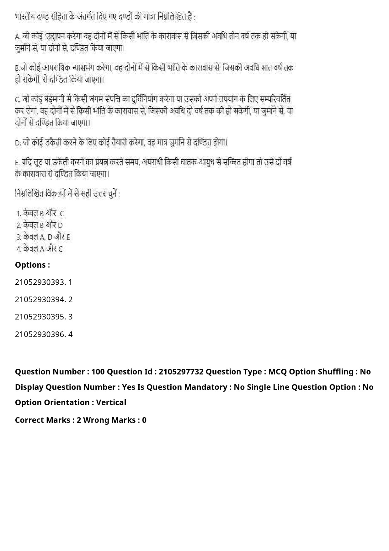 UGC NET Law Question Paper September 2020 125