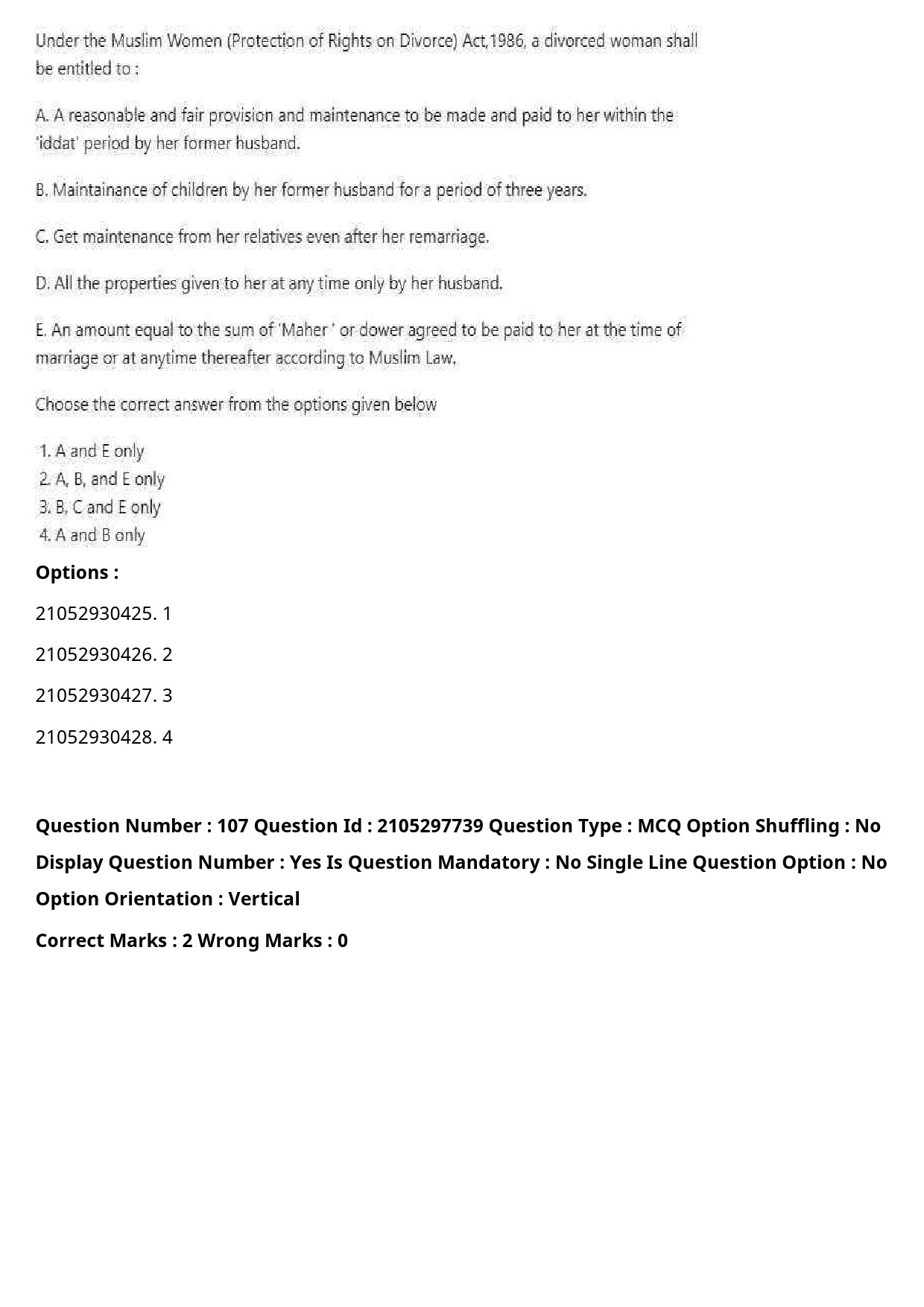 UGC NET Law Question Paper September 2020 136