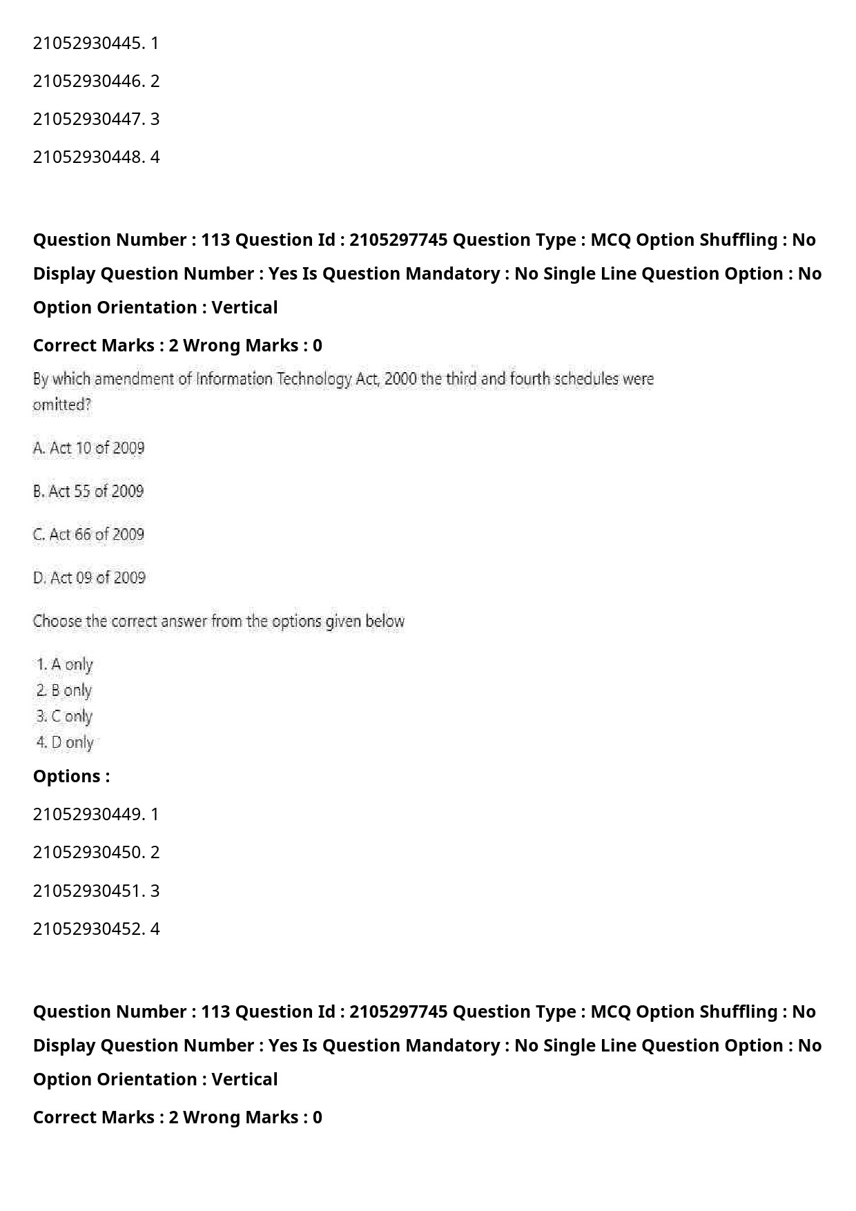 UGC NET Law Question Paper September 2020 145