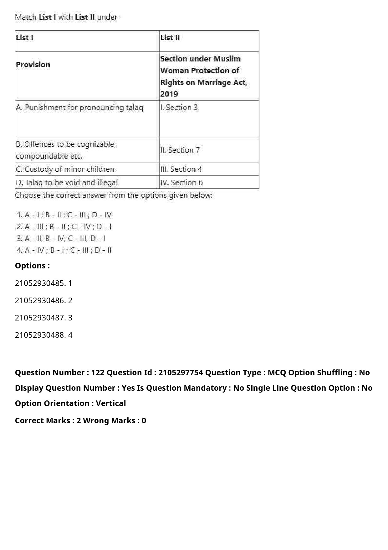 UGC NET Law Question Paper September 2020 160