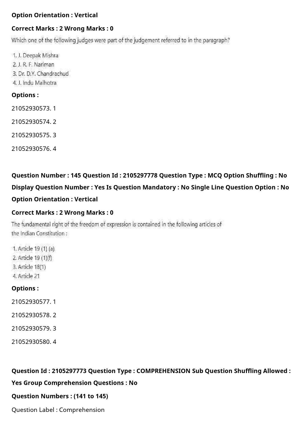 UGC NET Law Question Paper September 2020 192