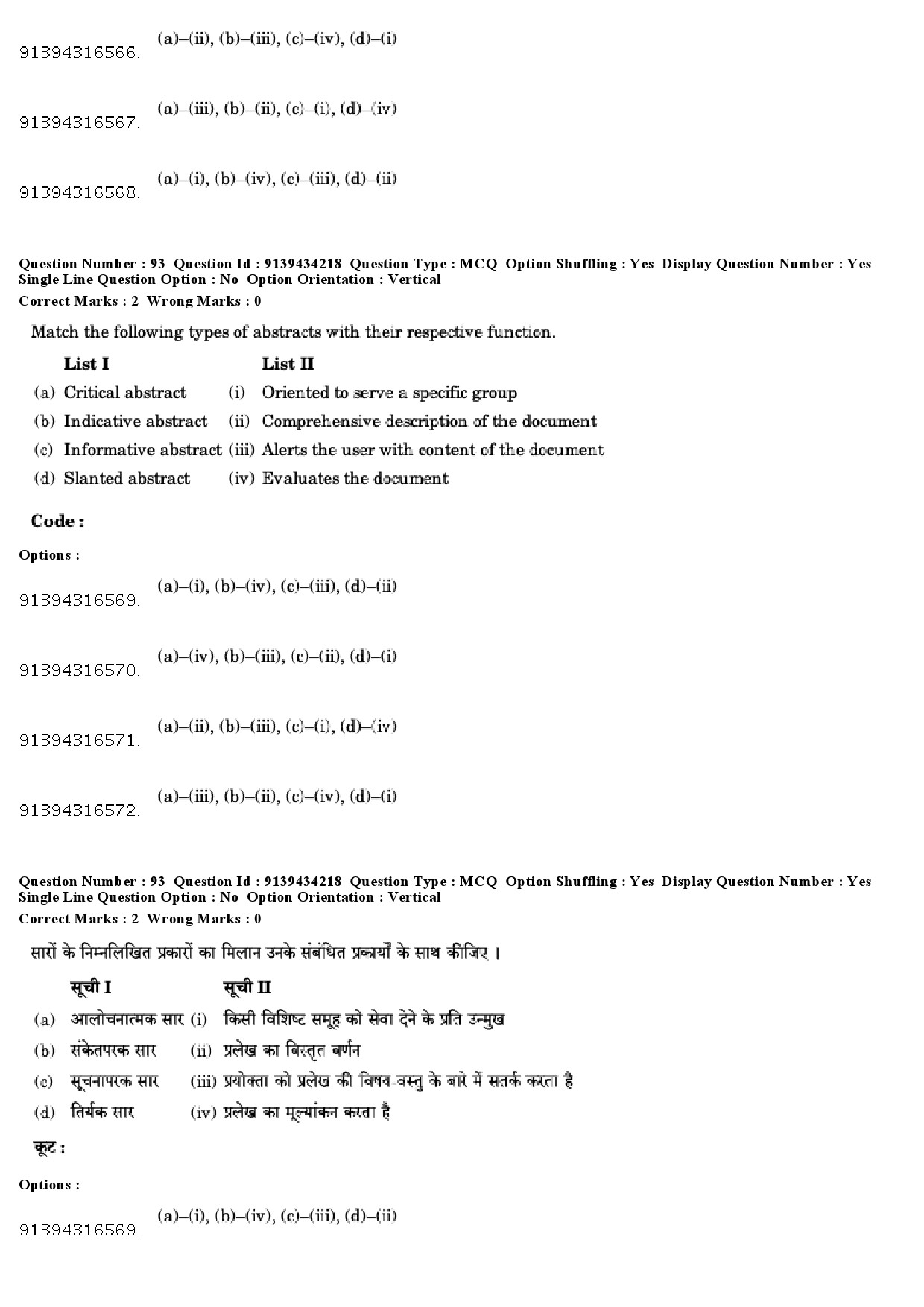 UGC NET Library and Information Science Question Paper December 2018 90