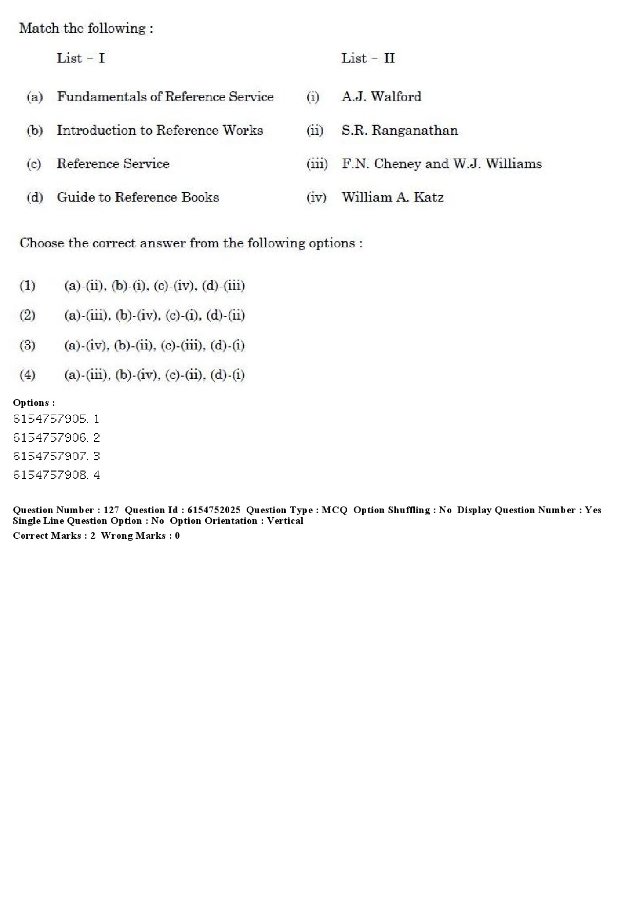 UGC NET Library and Information Science Question Paper December 2019 103