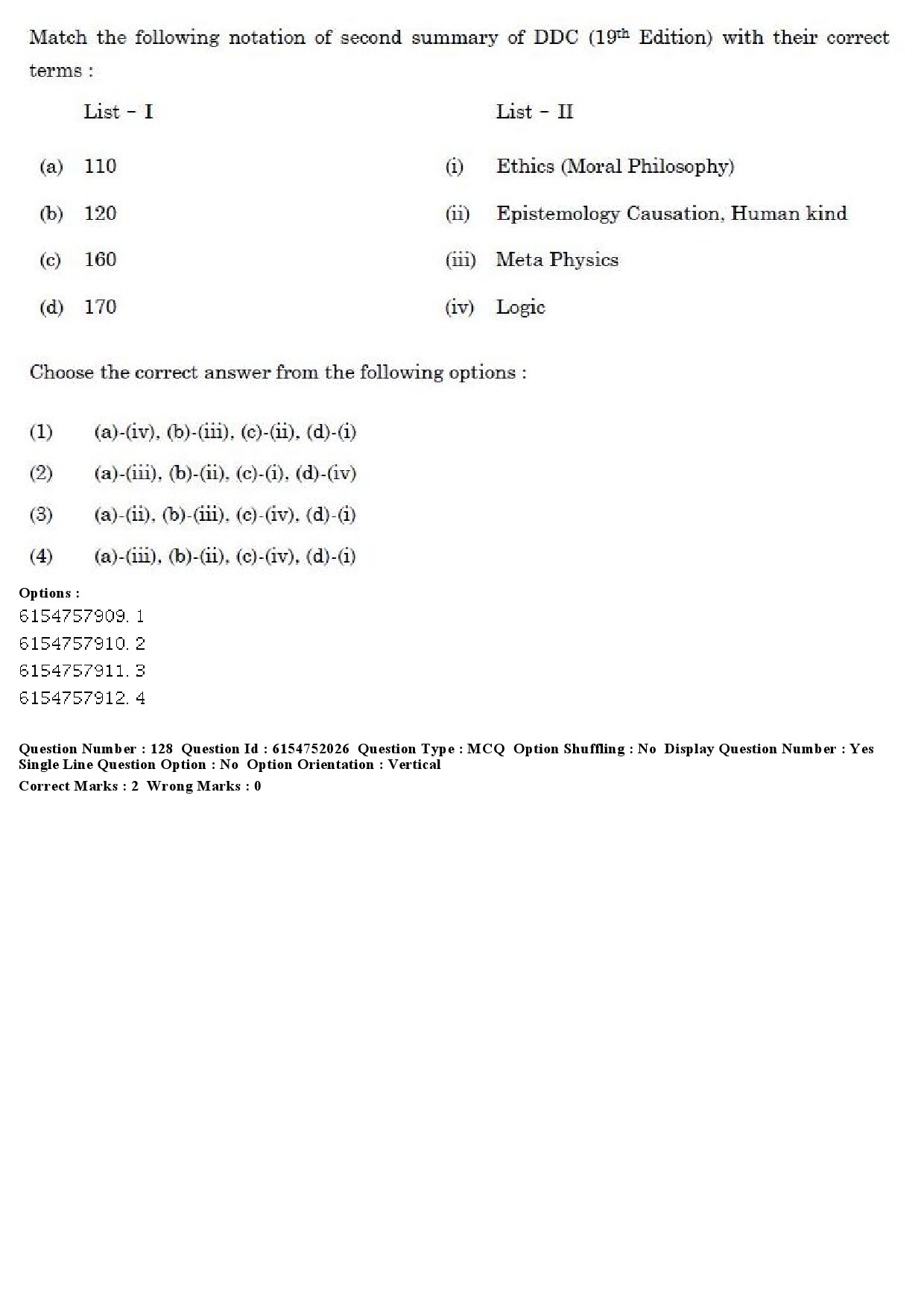 UGC NET Library and Information Science Question Paper December 2019 105