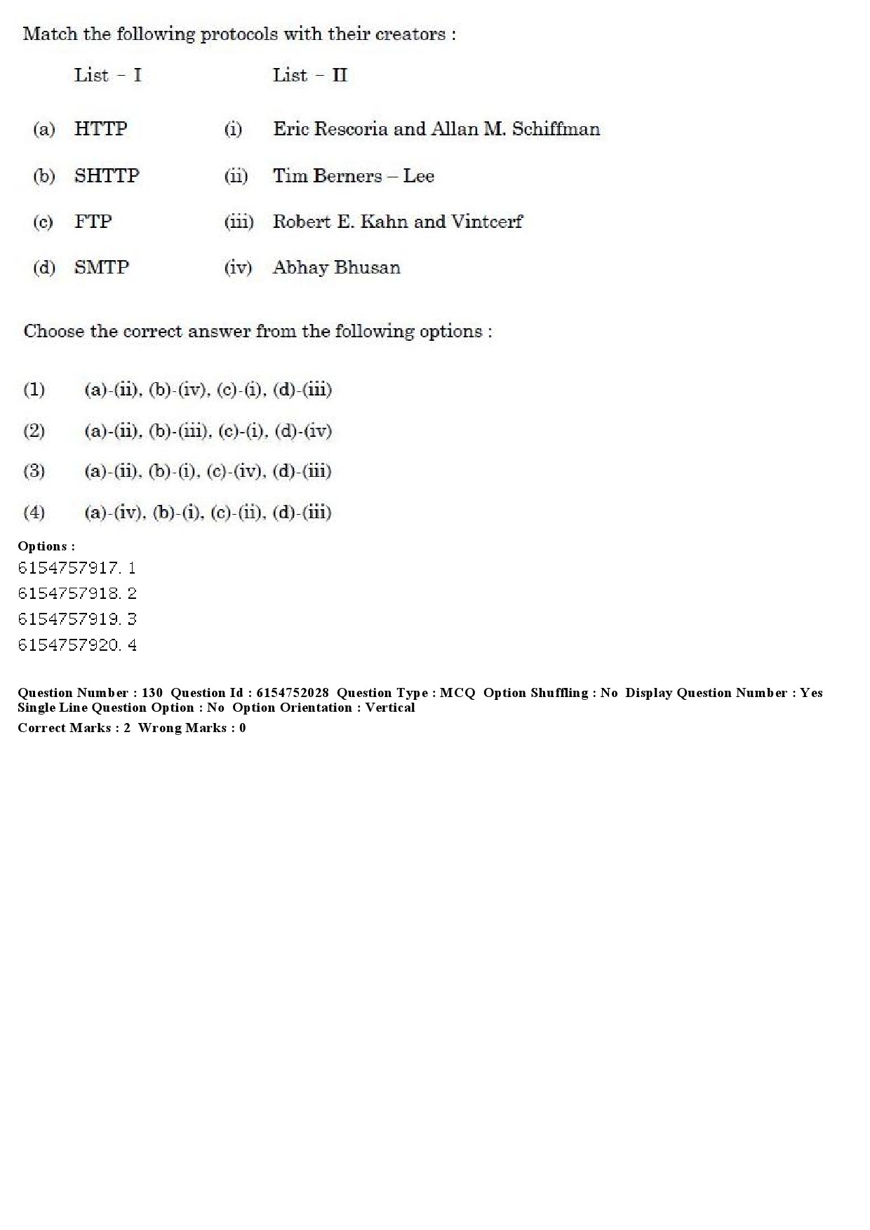 UGC NET Library and Information Science Question Paper December 2019 109